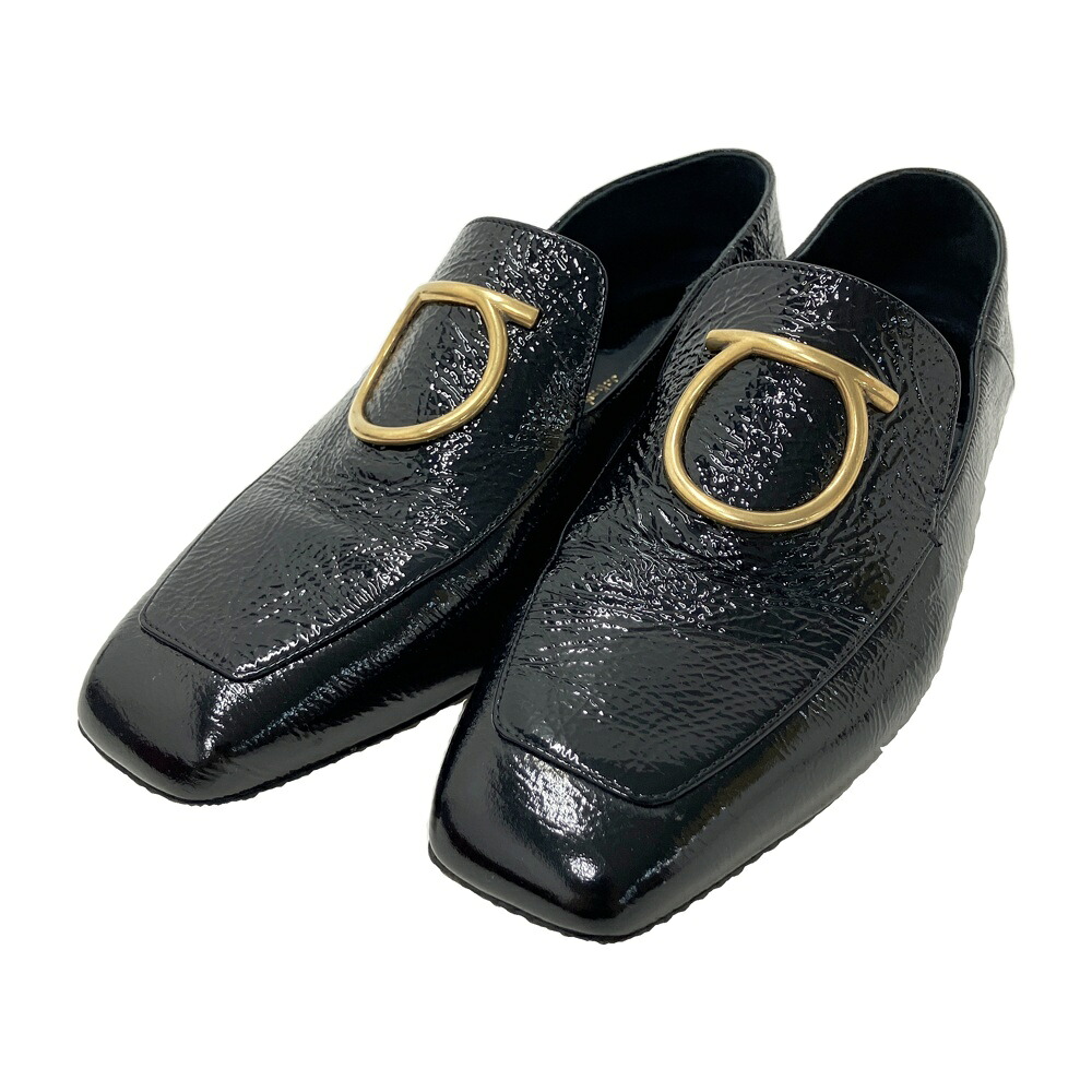 Salvatore Ferragamo サルヴァトーレ フェラガモ ローファー ブラック系 6 【中古】レディース｜中古ゴルフウェア通販STST