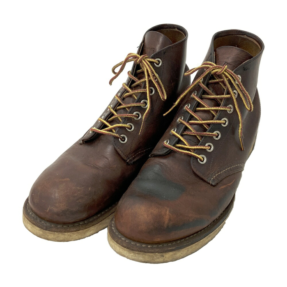 REDWING レッドウィング D9111 プレーントゥ ブーツ ブラウン系 25 【中古】メンズ|中古ゴルフウェア通販STST