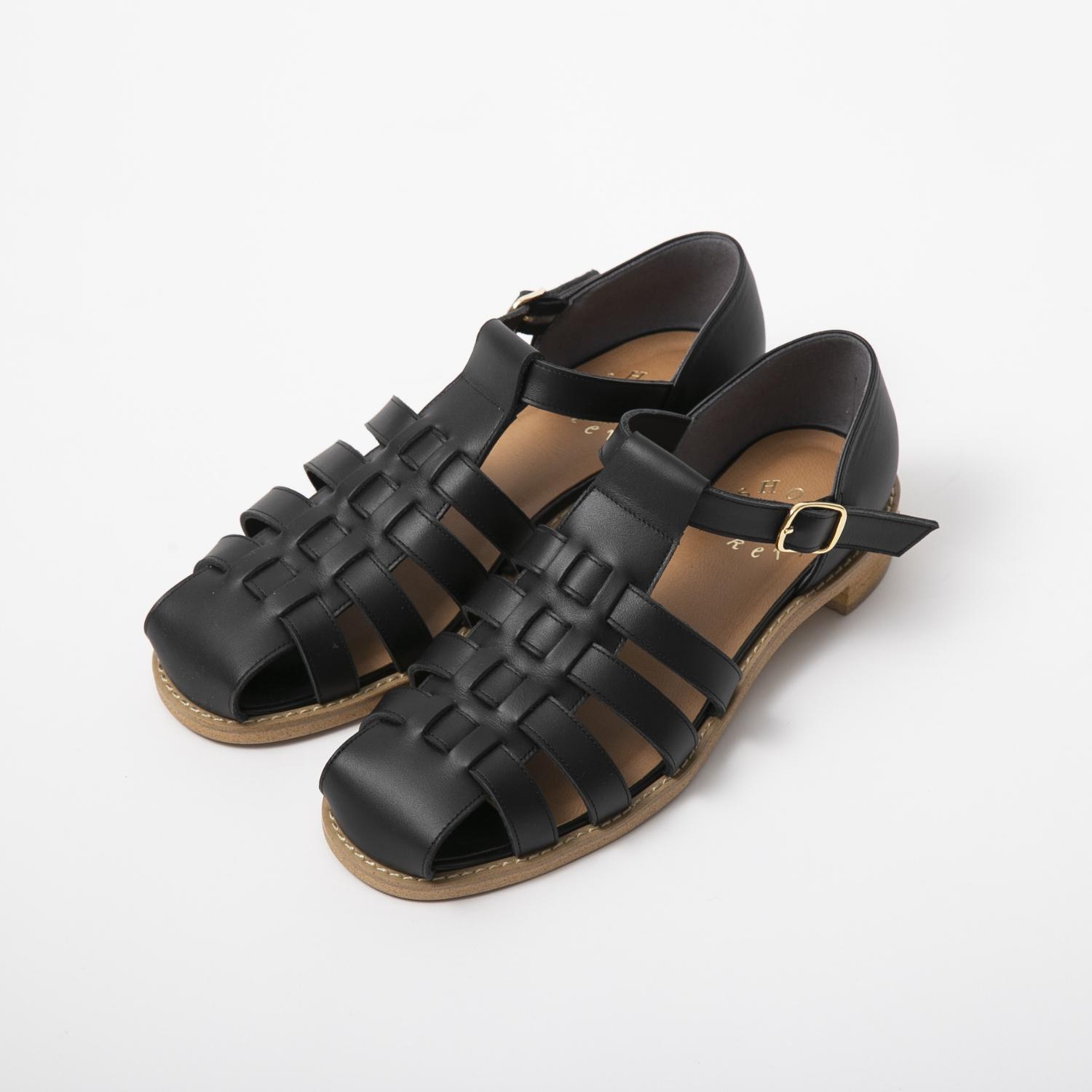 SHOESbakery グルカサンダル ブラック L