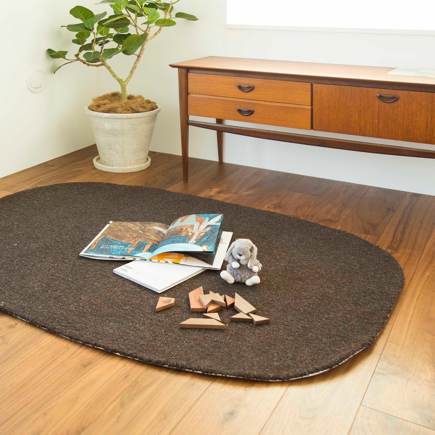 WOOLRUG/Local Wool 楕円 L