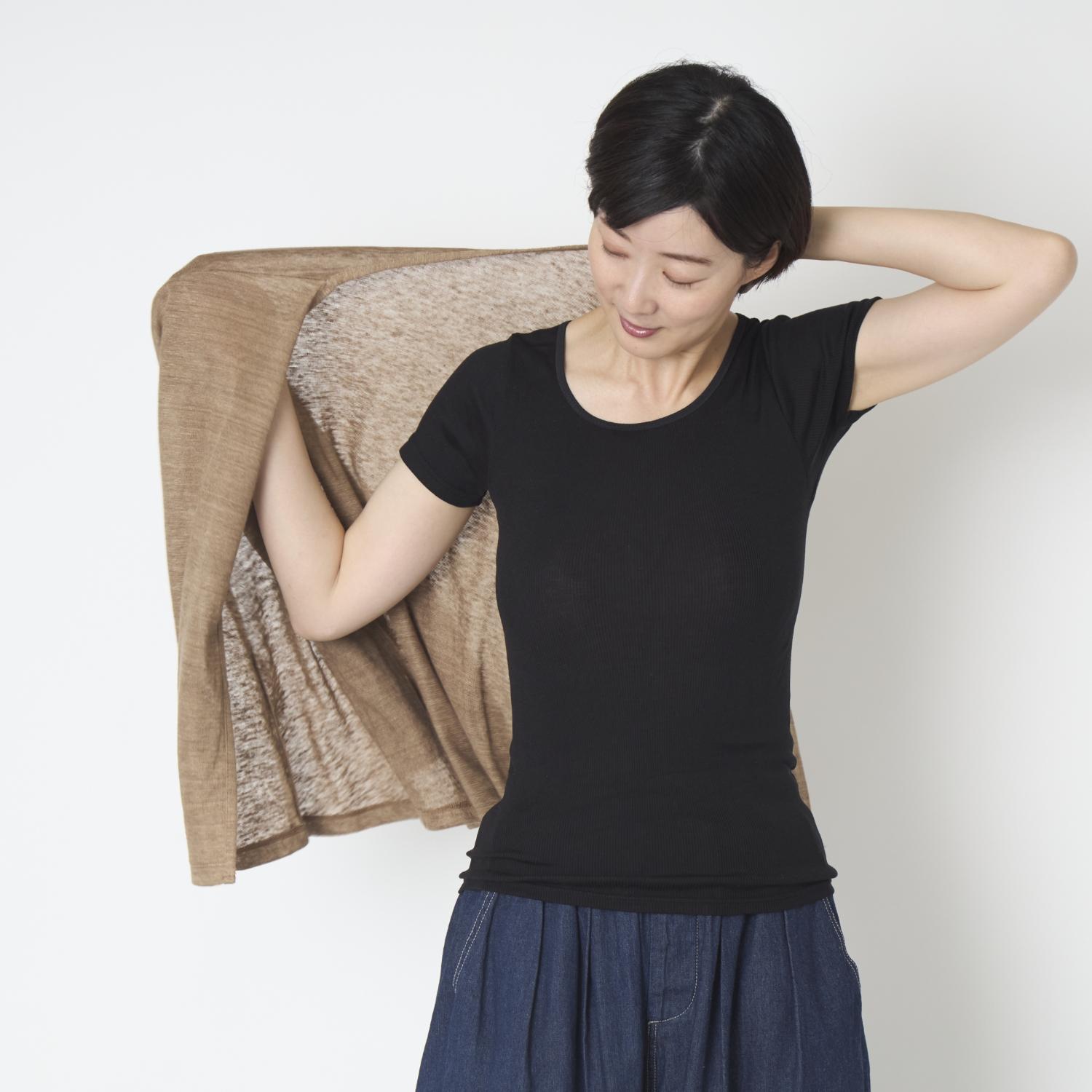 チラ見せかけ剪断応力からの解きはなつ！リストバンド・襟元から見えない下着類