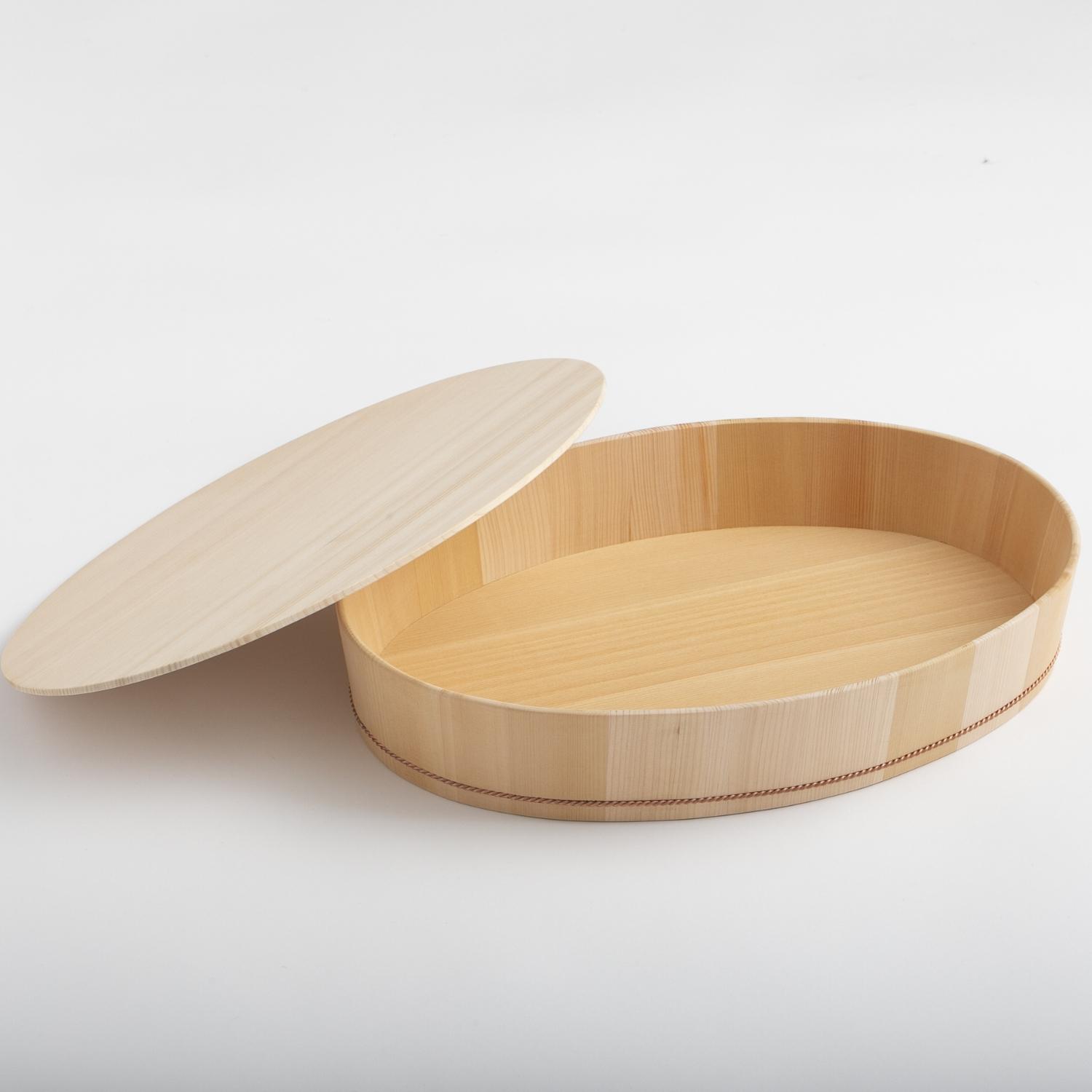 楽天市場】□山一 楕円の飯台 小 専用蓋付 / 節分 ひな祭り 雛祭り