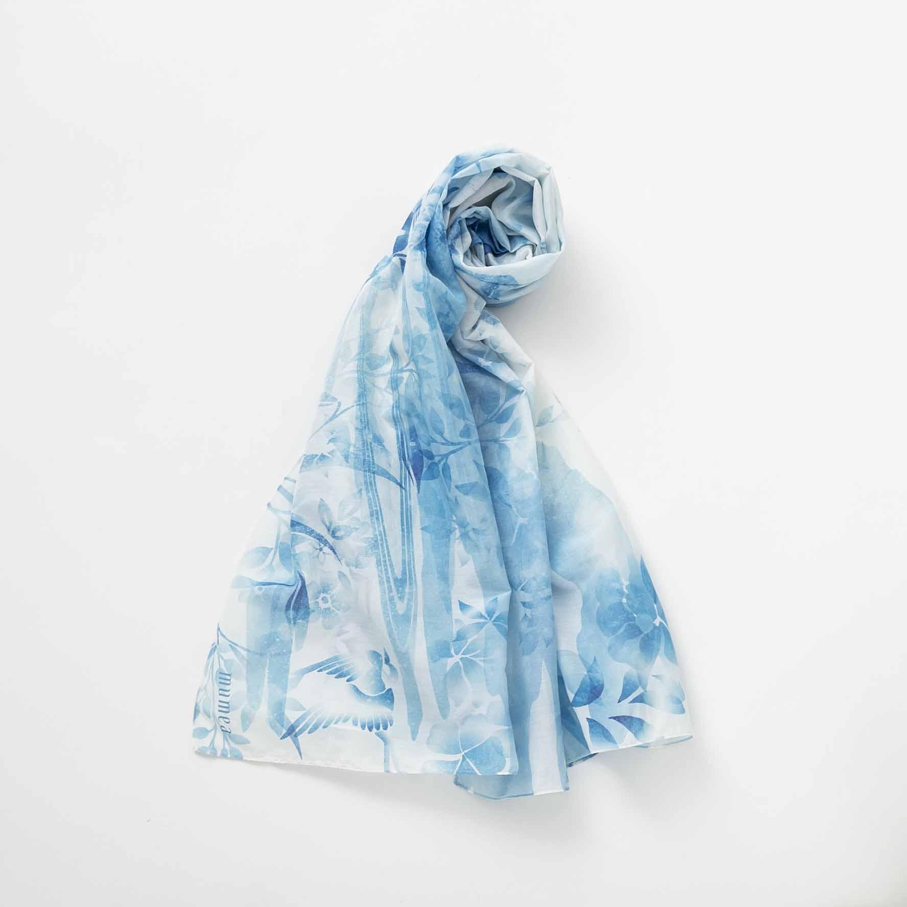 mumea/コットンシルクストール Misty lake|STYLE STORE version.R