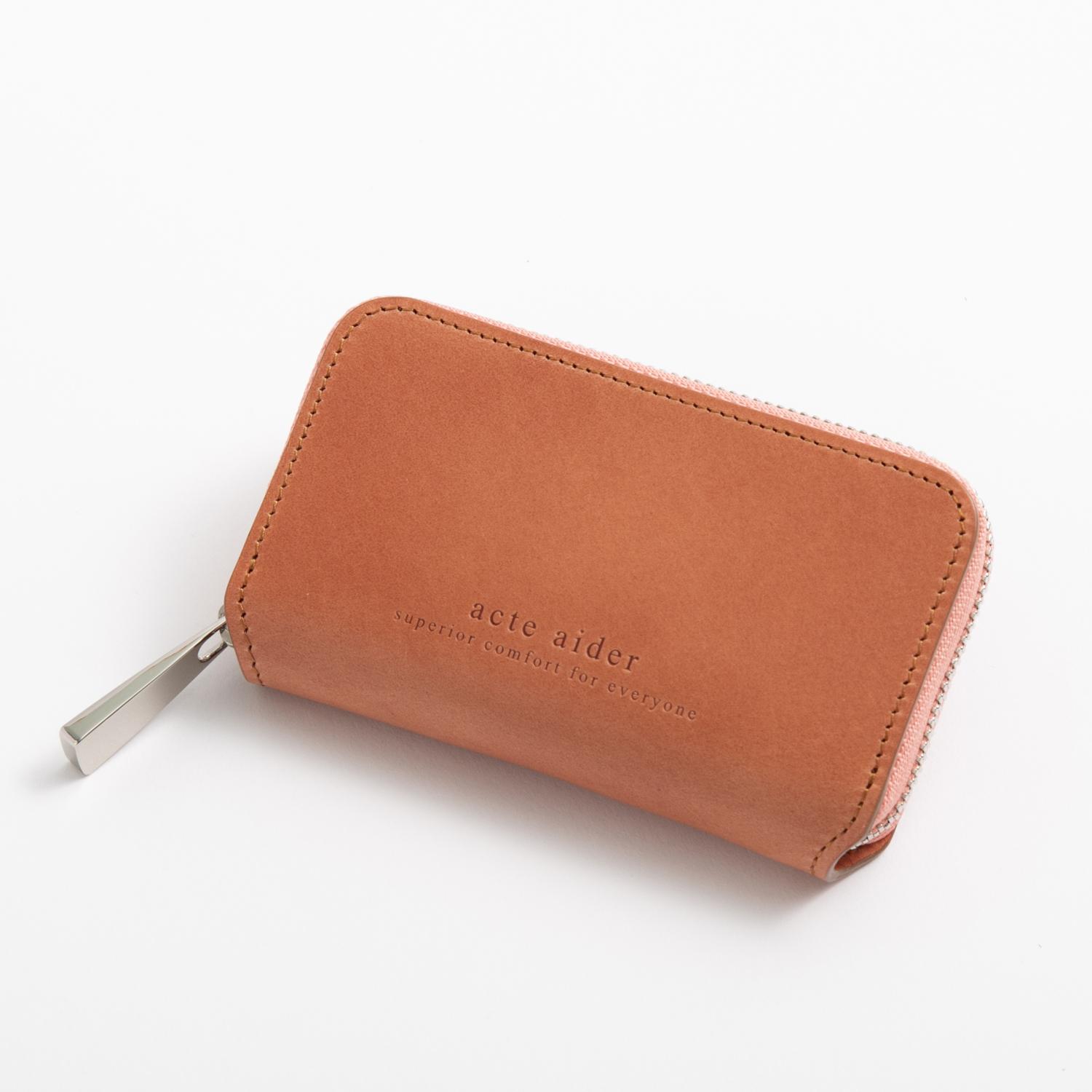 acte aider/イタリア革のミニ財布 ヌード　右利き用｜STYLE STORE　version.R