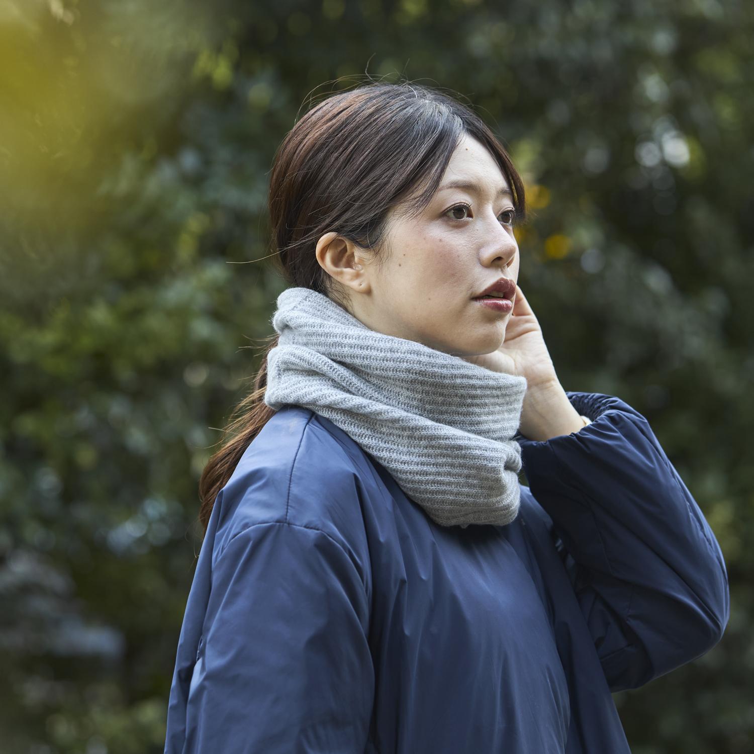 楽天市場】evam eva(エヴァムエヴァ) カシミヤ ループストール