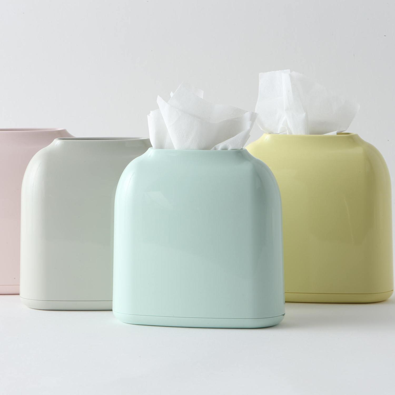 DUENDE PICCOLA ティッシュケース ライトグリーン 日用消耗品