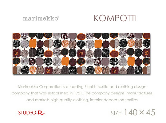 楽天市場 Marimekko マリメッコ ファブリックパネル ファブリックボード Kompotti Br コンポッティ Size W140 H45 各サイズ選べます コンポッティ 北欧 ファブリック Racora