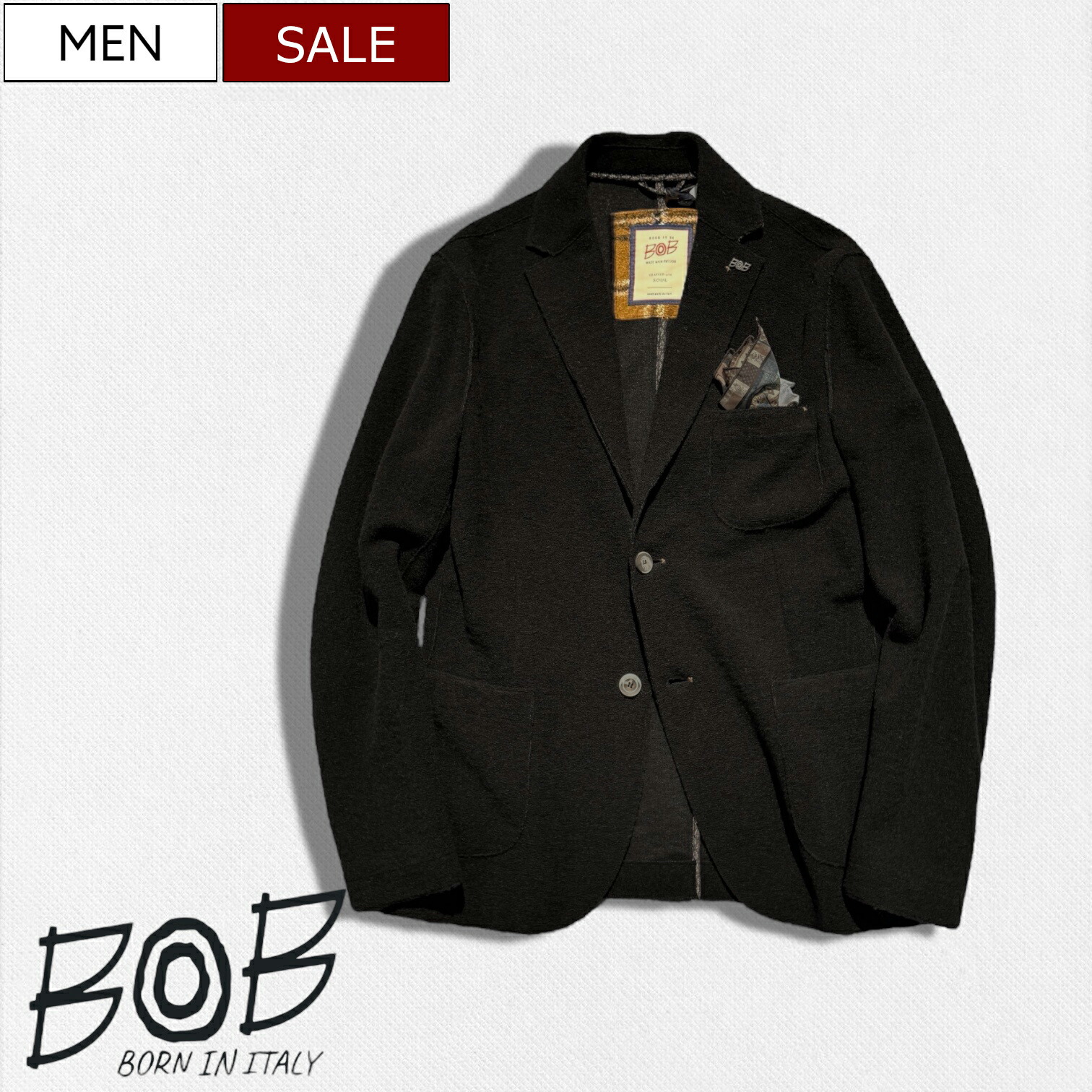 【美品】BOB ボブ イタリア製 チェスターコート ロング サイズ52 ウール混 楽天市場】セール 30%OFF BOB ボブ コート メンズ 秋冬 チェック柄