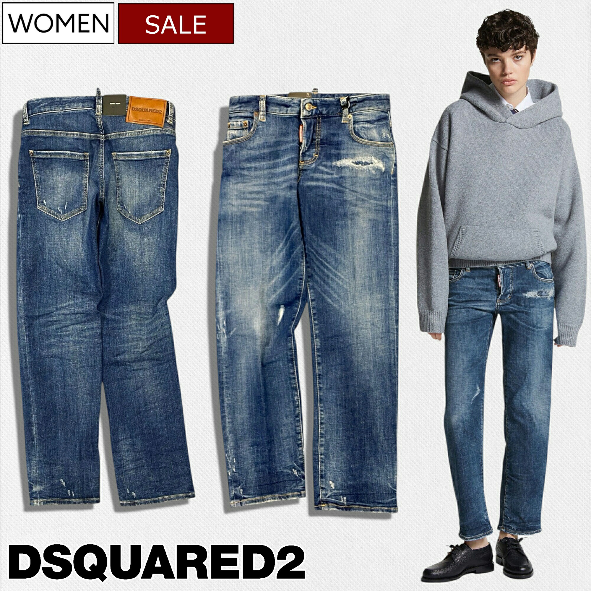 出品12/7まで・処分価格！新品・DSQUARED2 デニムミニドレス 38 楽天市場】【定価113,300円(税込)】DSQUARED2 ディースクエアード 立体