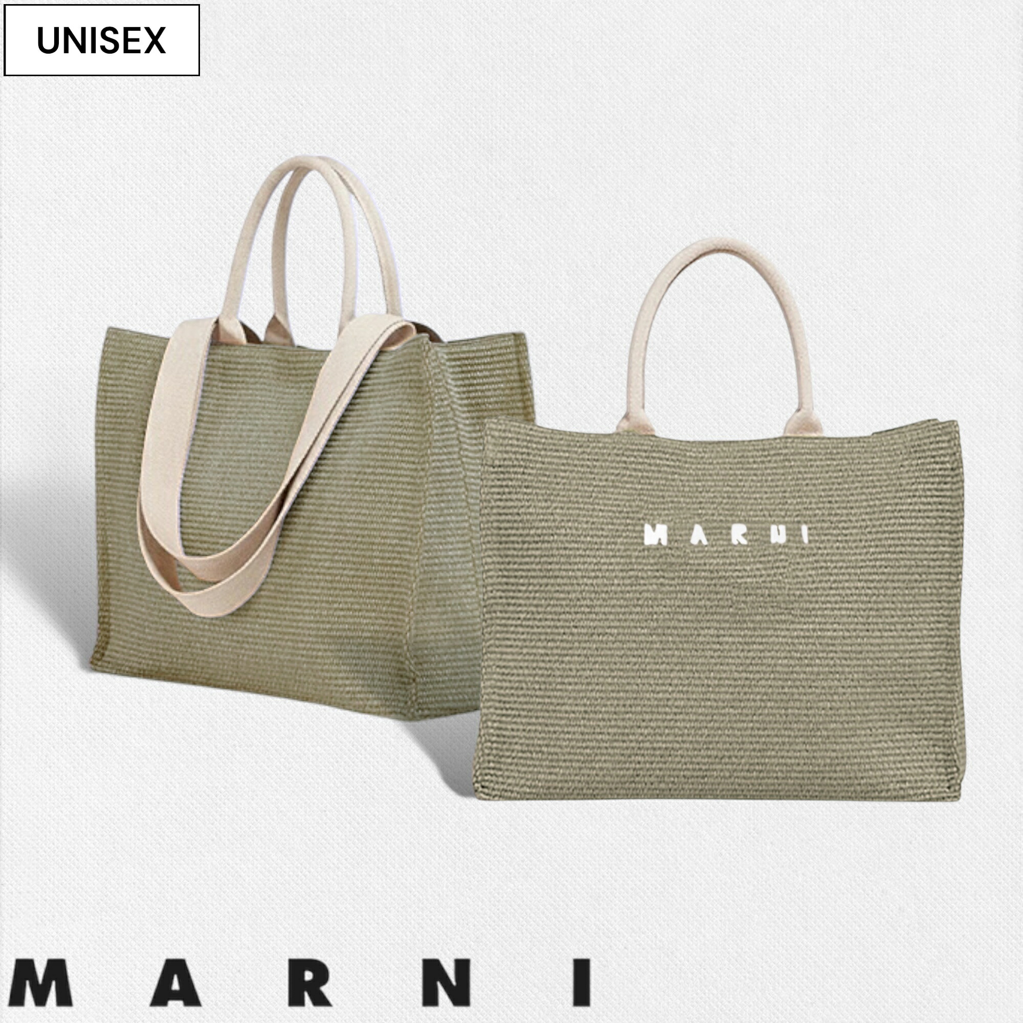 楽天市場】【定価146,300円(税込)】MARNI -マルニ- ロゴとラフィアの