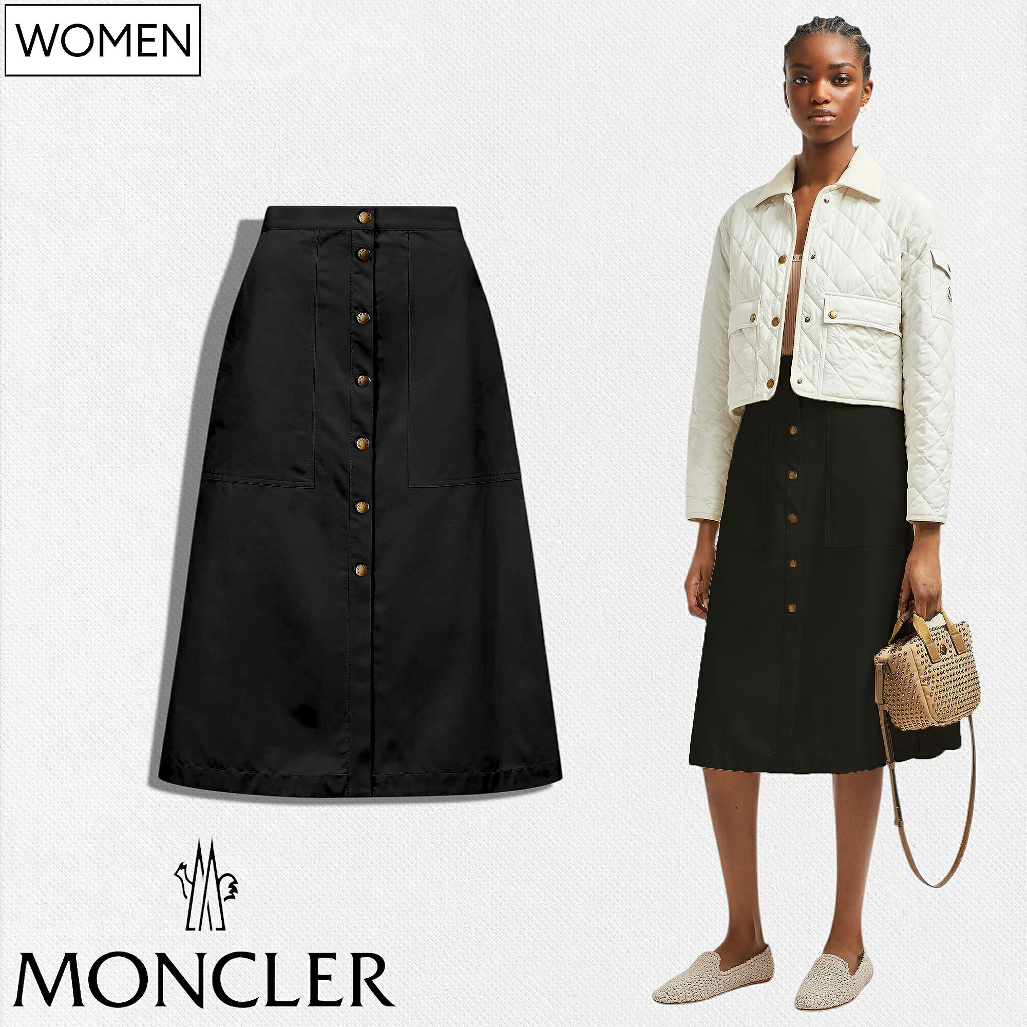 楽天市場】モンクレール スカート レディース ミニスカート ボトムス