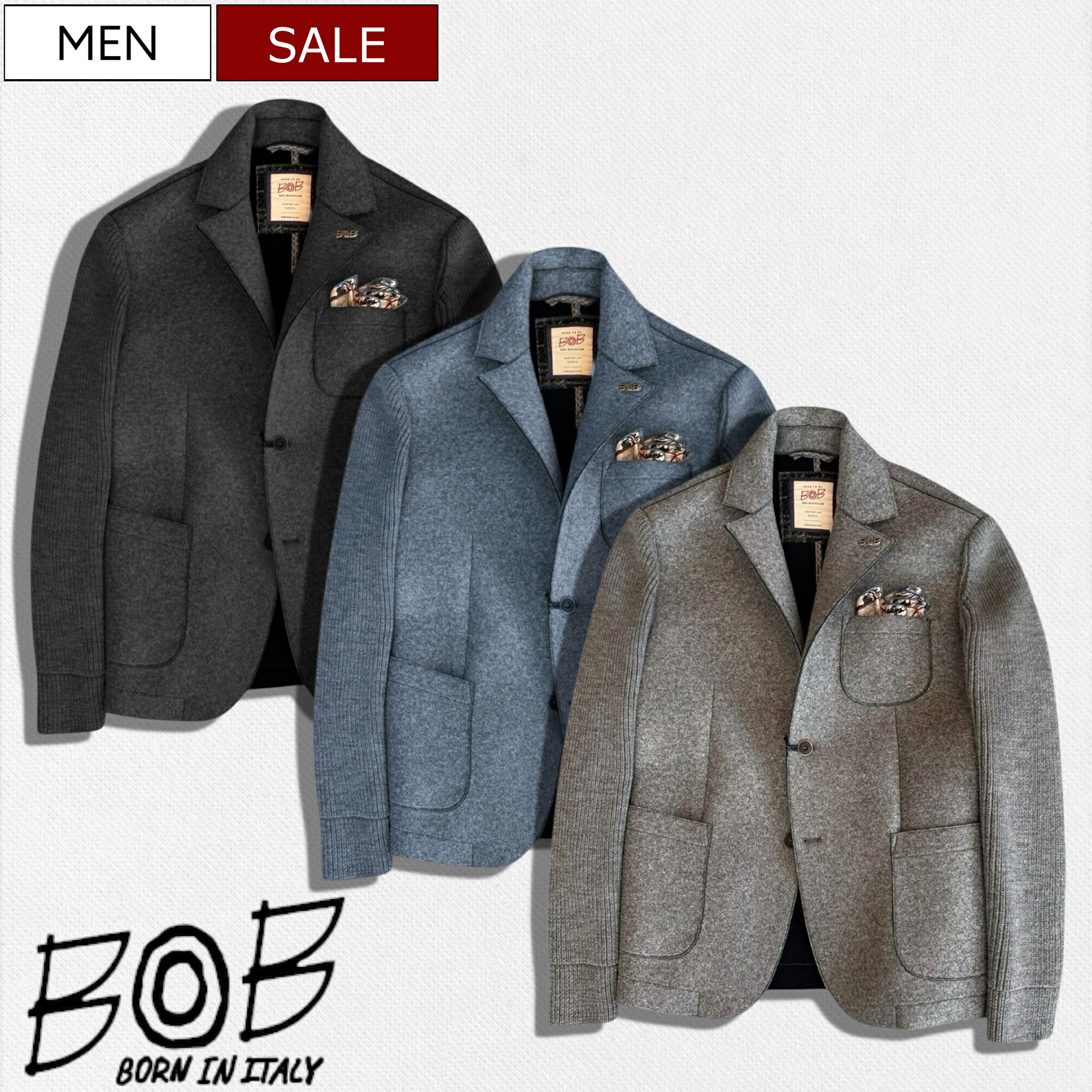 楽天市場】【定価63,800円(税込)】BOB ボブ イタリアの熟練職人による