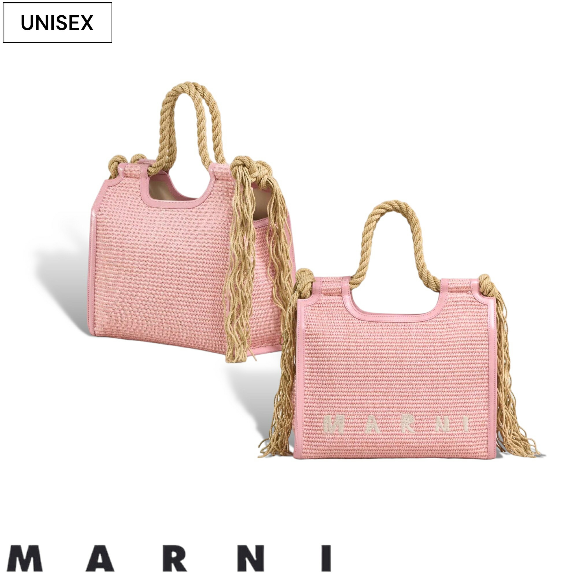 楽天市場】【定価127,600円(税込)】MARNI -マルニ- ラフィアのマルセロ