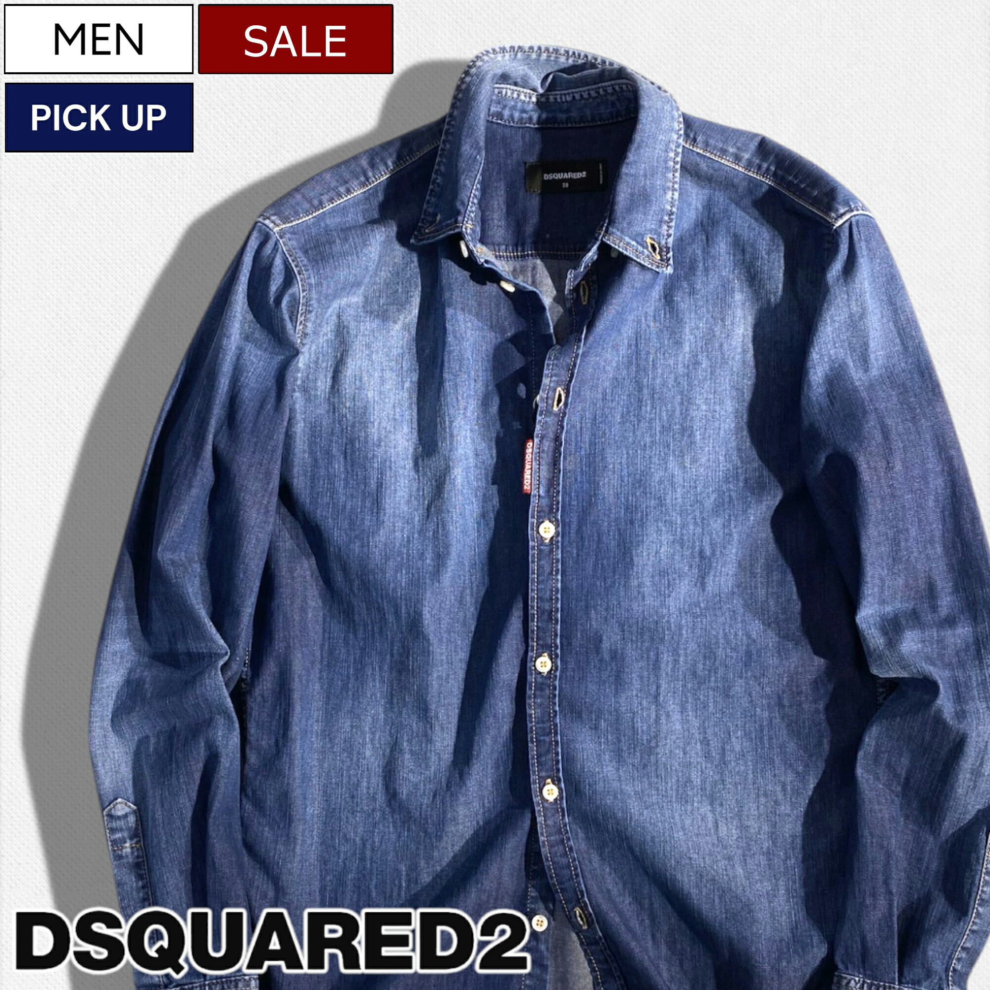 楽天市場】DSQUARED2 ディースクエアード デニムシャツ FASHION