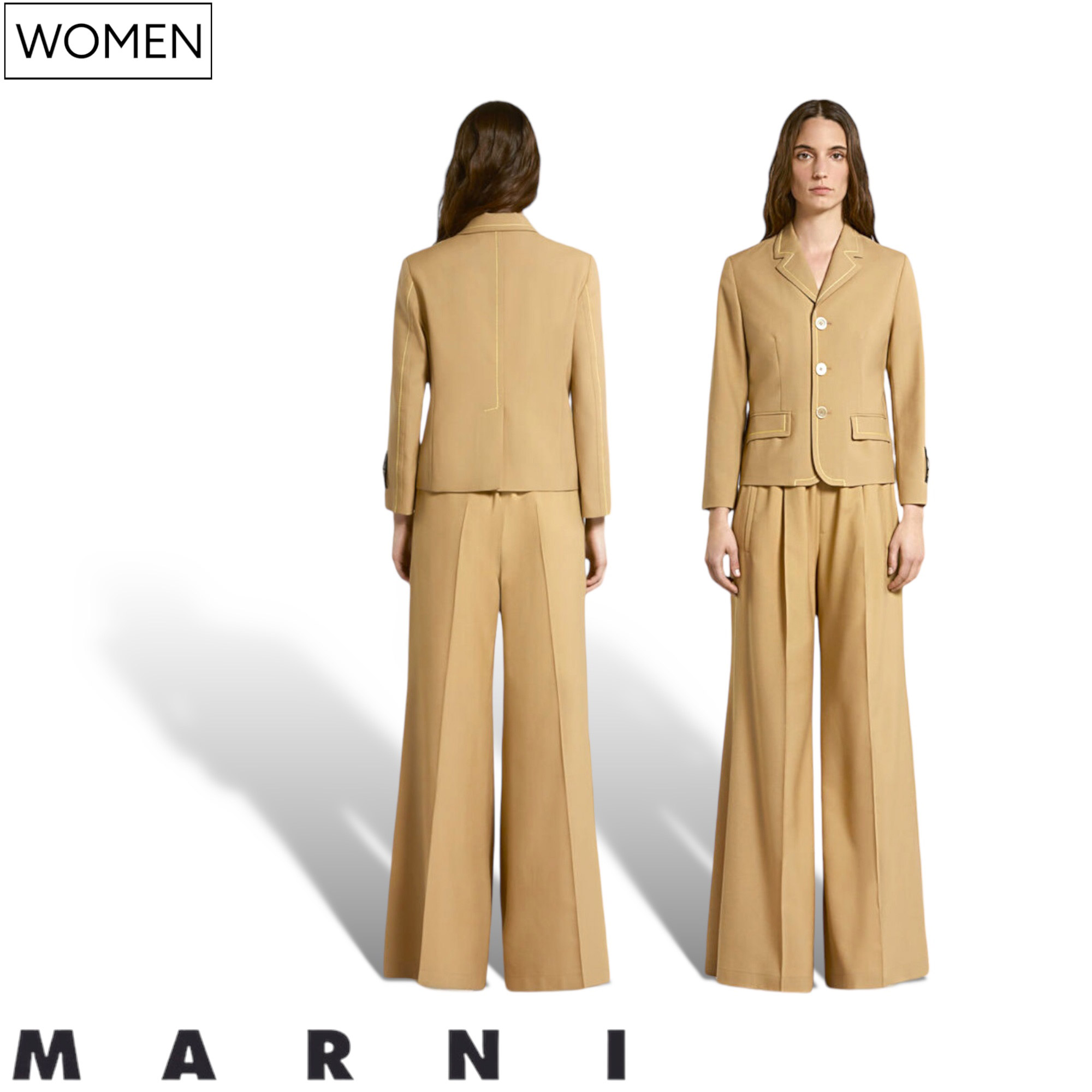 美品 MARNI シルク100%シアースカート ベージュ サイズ38*PC317 新色追加］シアーレイヤードチュールスカート