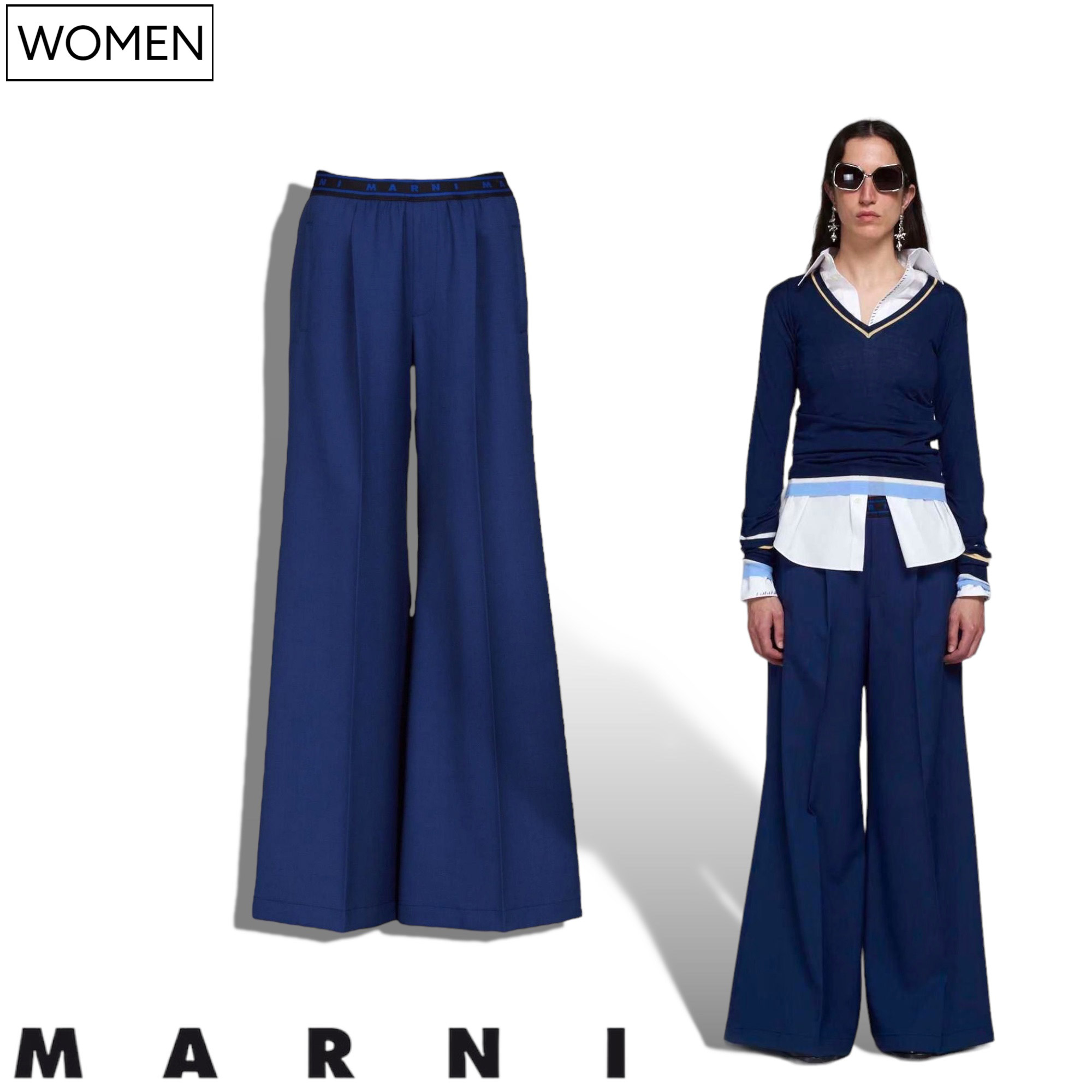 専用MARNI『美品ほぼ未使用』ネイビー フレアスカート 楽天市場】【定価115,500円(税込)】MARNI -マルニ- 美しいカラー