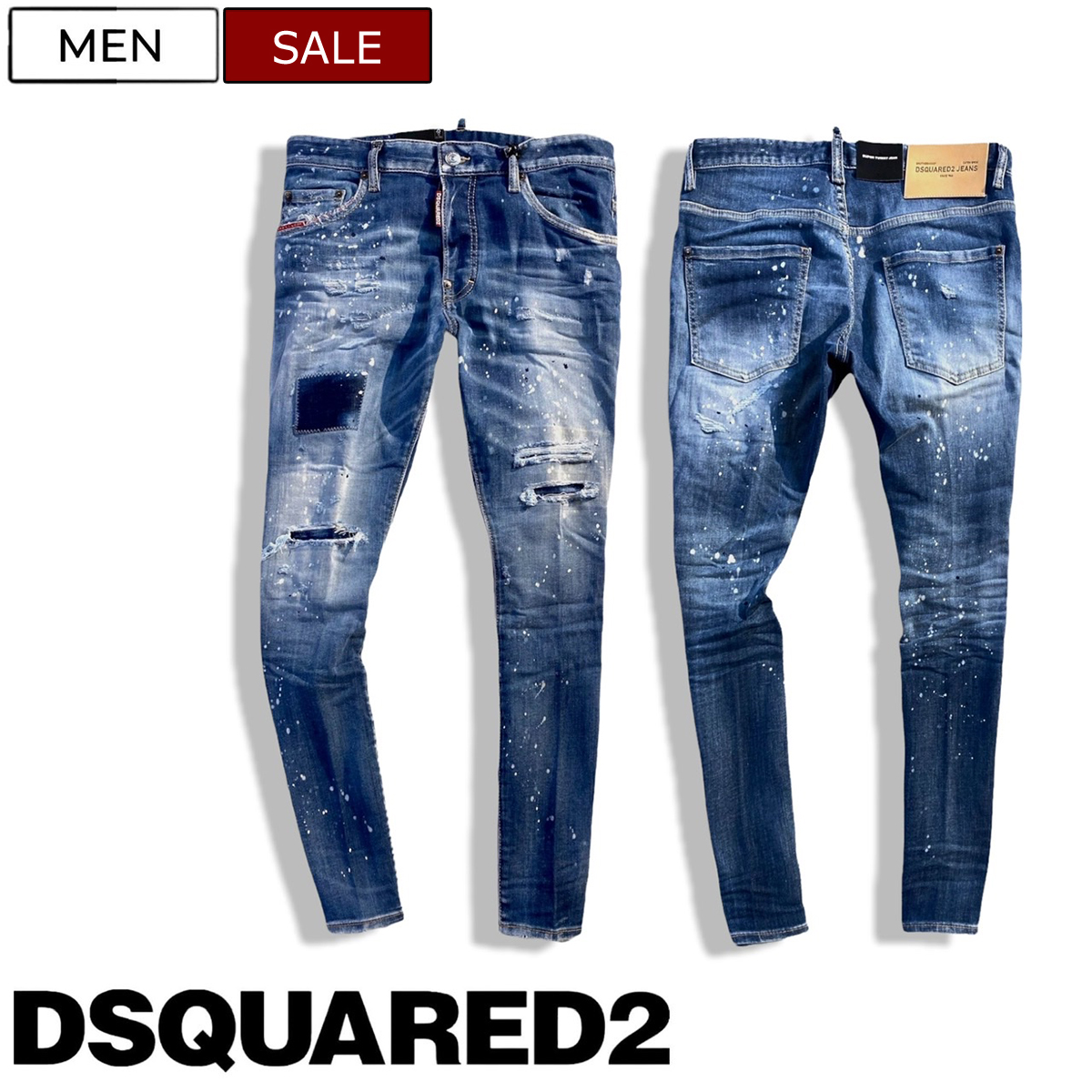 日本限定モデル】 定価10.2万DSQUARED2 PATCH トップス COOLスウェット