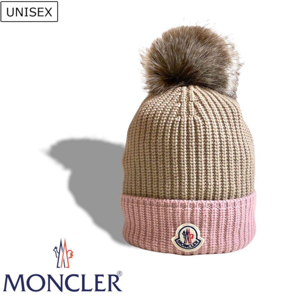 MONCLER モンクレール エコファーのボンボン飾りで魅せる！大人の