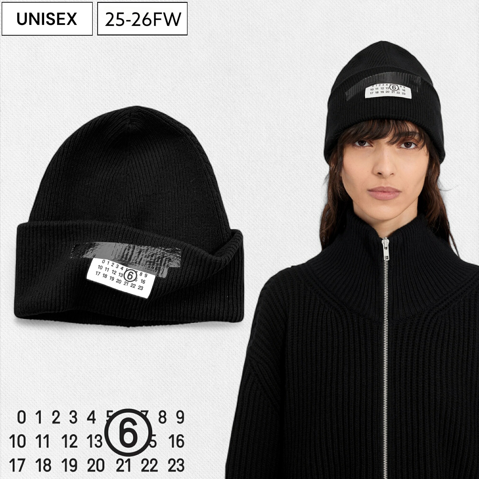 定価以下　23aw mm6 マルジェラ　ニットキャップ　デストロイ　ダメージ加工 定価以下 23aw mm6 マルジェラ ニットキャップ デストロイ