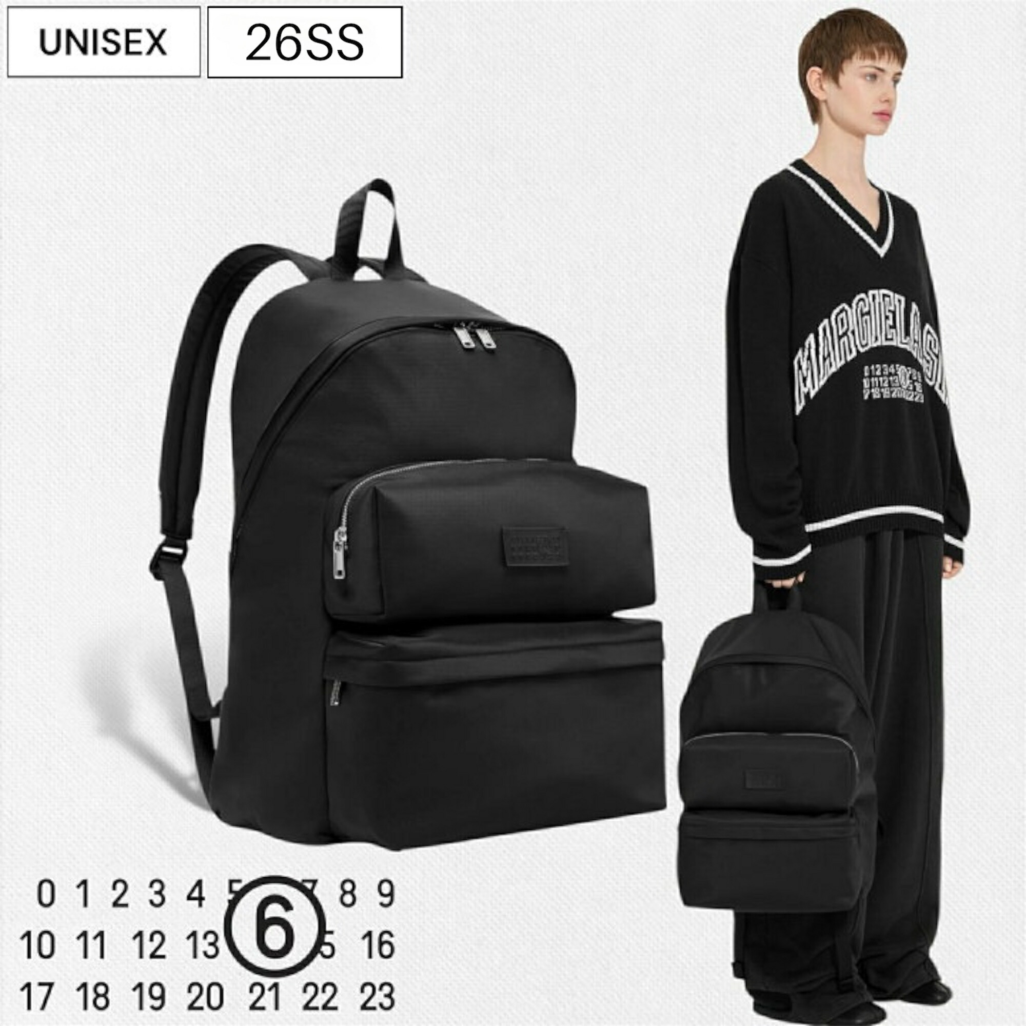 楽天市場】Maison Margiela メゾンマルジェラ ナイロン バックパック