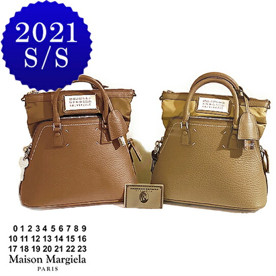 国内外の人気 定価228 800円 税込 Maison Miniバッグバッグ 鞄 カバン バック ブラウン オーク キャメル ショルダー マルタン S56wg00 レディース 1211 マルジェラ カレンダータグが付いたライニングが覗く アイコニックな5ac Margiela メゾン Mmmwg00r