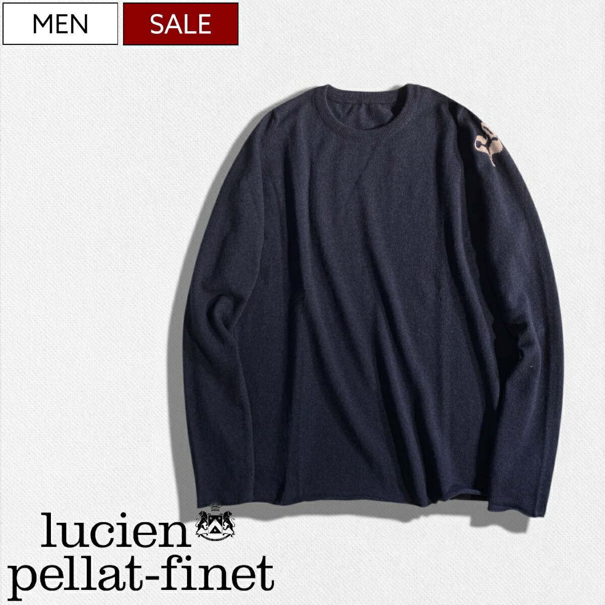 lucien pellat-finet - ☆美品☆週末セール☆ペラフィネ　カシミア　セーター lucien pellat-finet (ルシアン ペラフィネ) Skull Cashmere