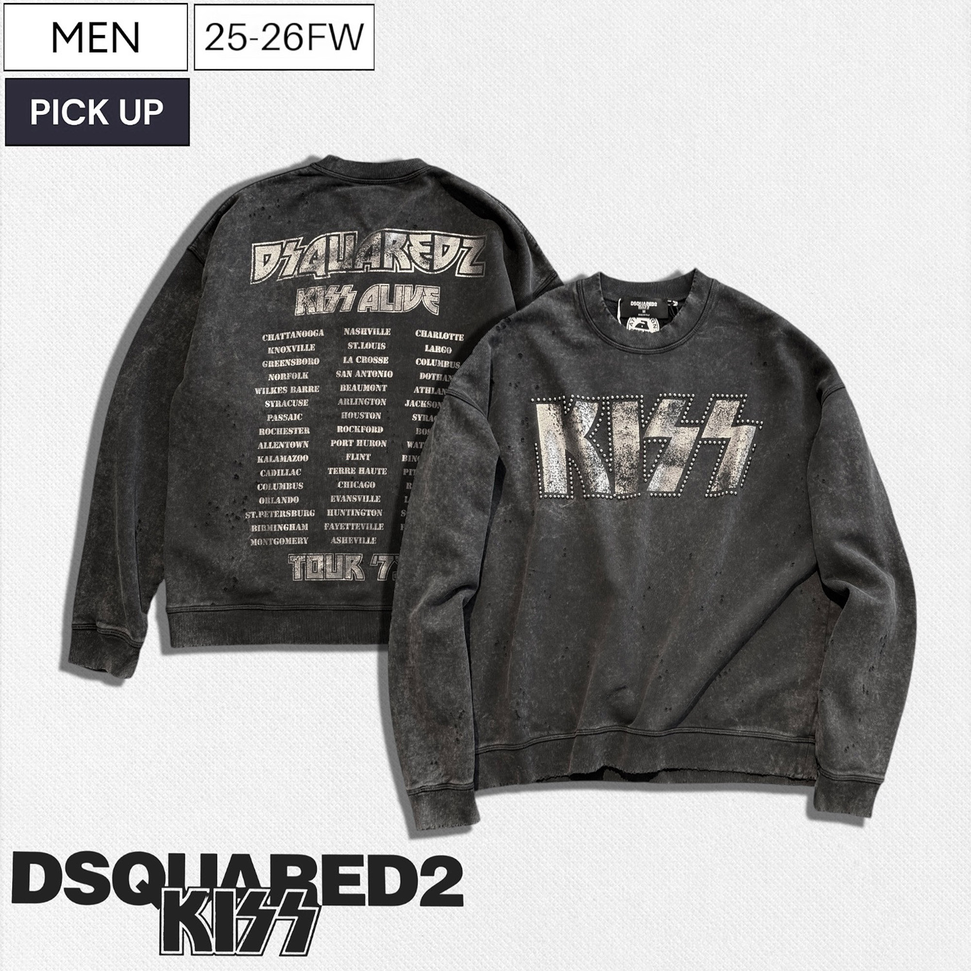 楽天市場】【定価132,000円(税込)】DSQUARED2 ディースクエアード 極上