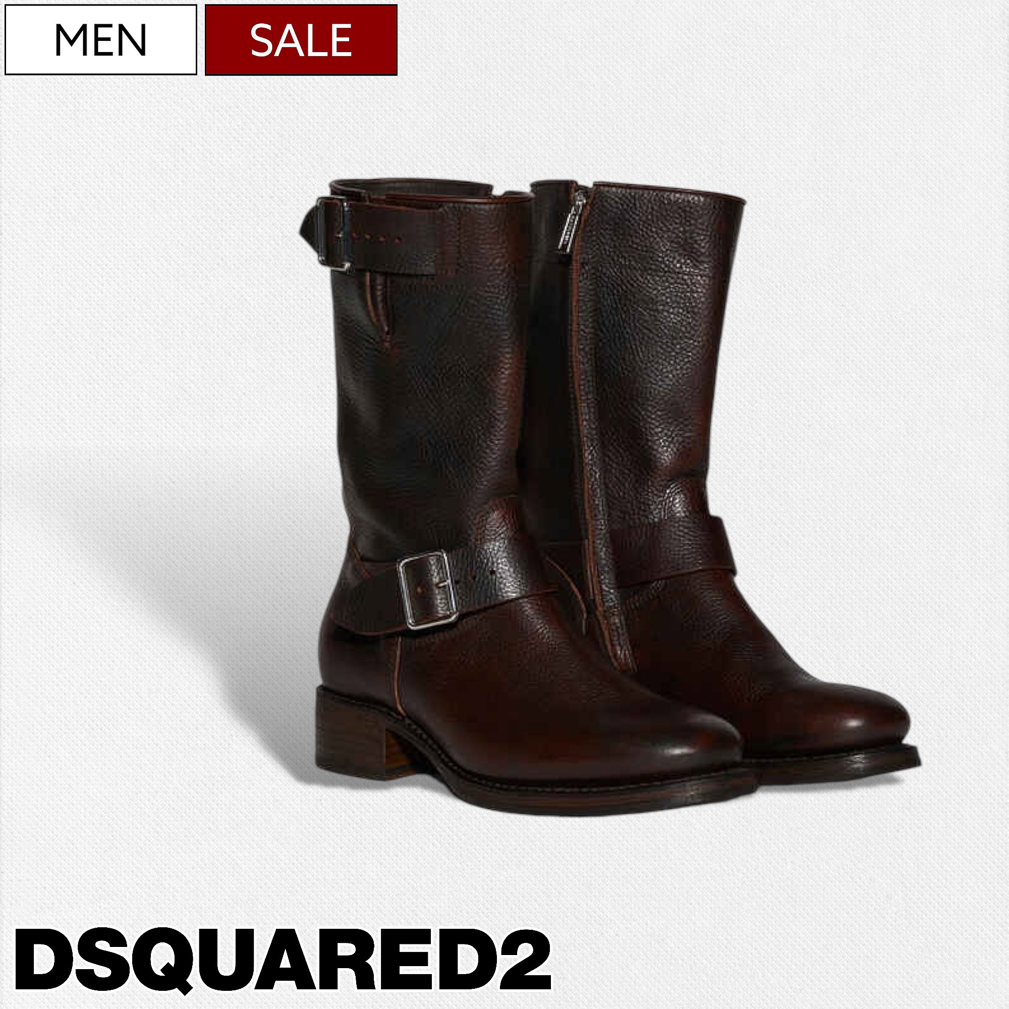 【関税込 日本発送】DSQUARED2 レザーフラットシューズ 楽天市場】ディースクエアード（ビジネスシューズ｜メンズ靴