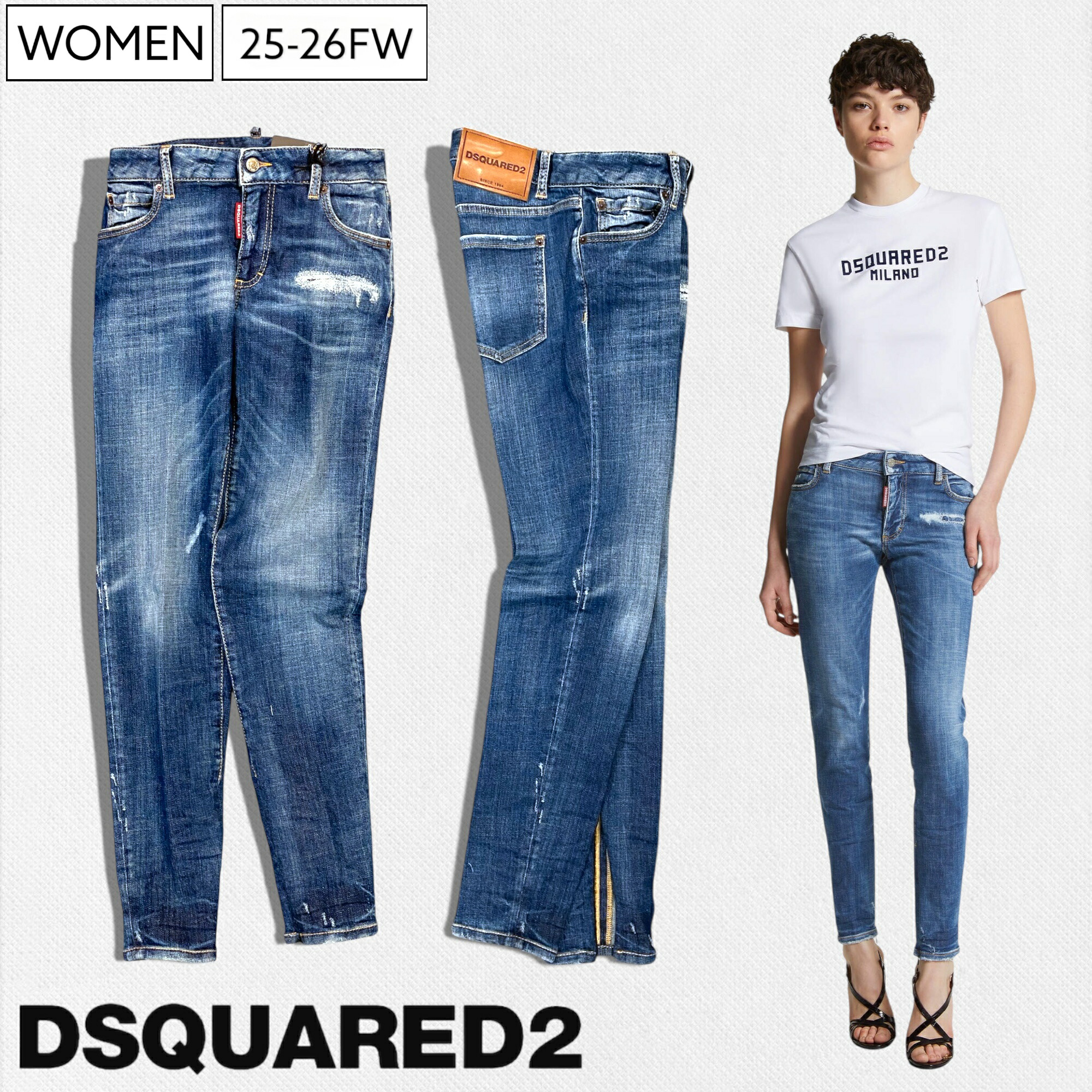 楽天市場】【定価190,300円(税込)】DSQUARED2 ディースクエアー