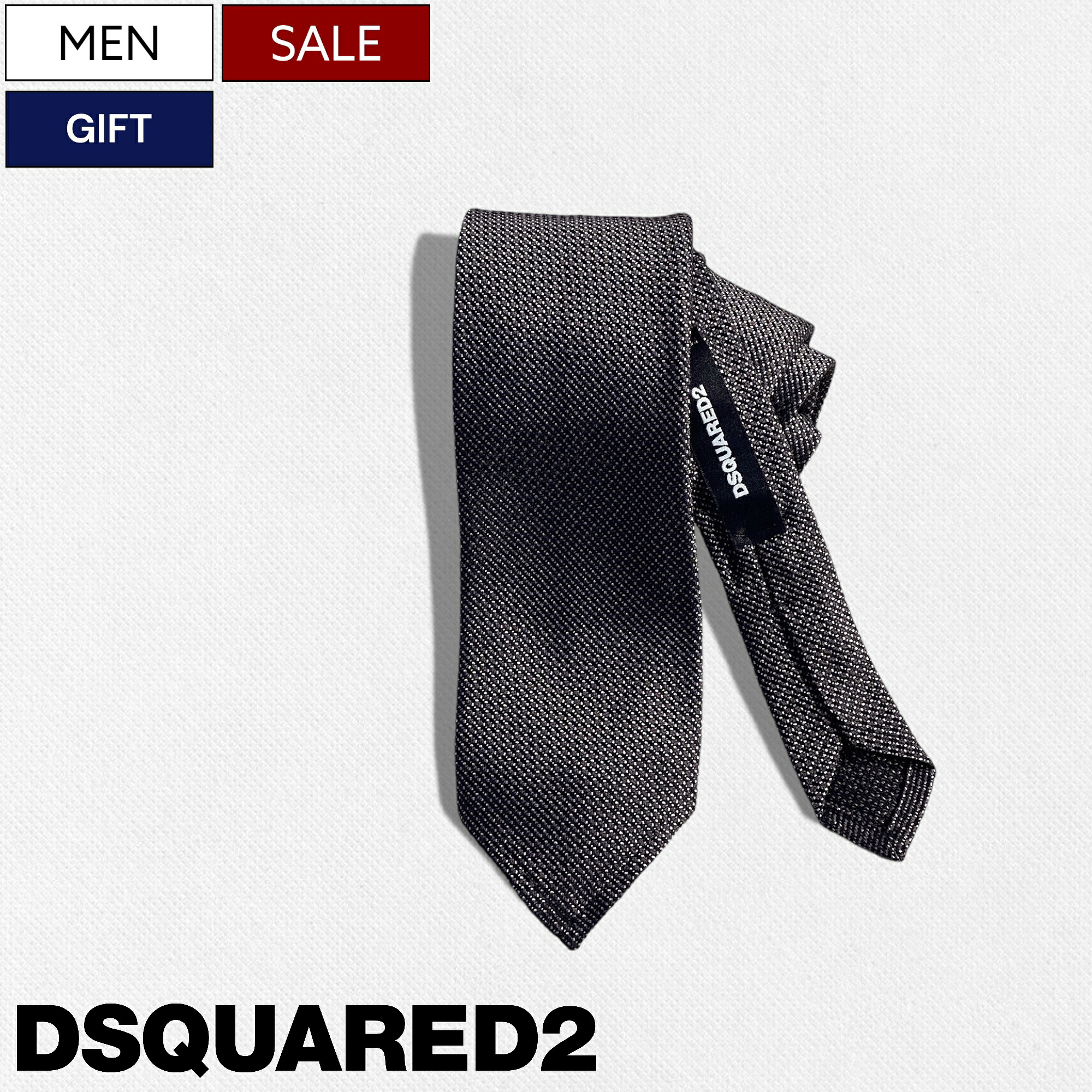 DSQUARED2 ディースクエアード 新品ネクタイ イタリア製 33000円