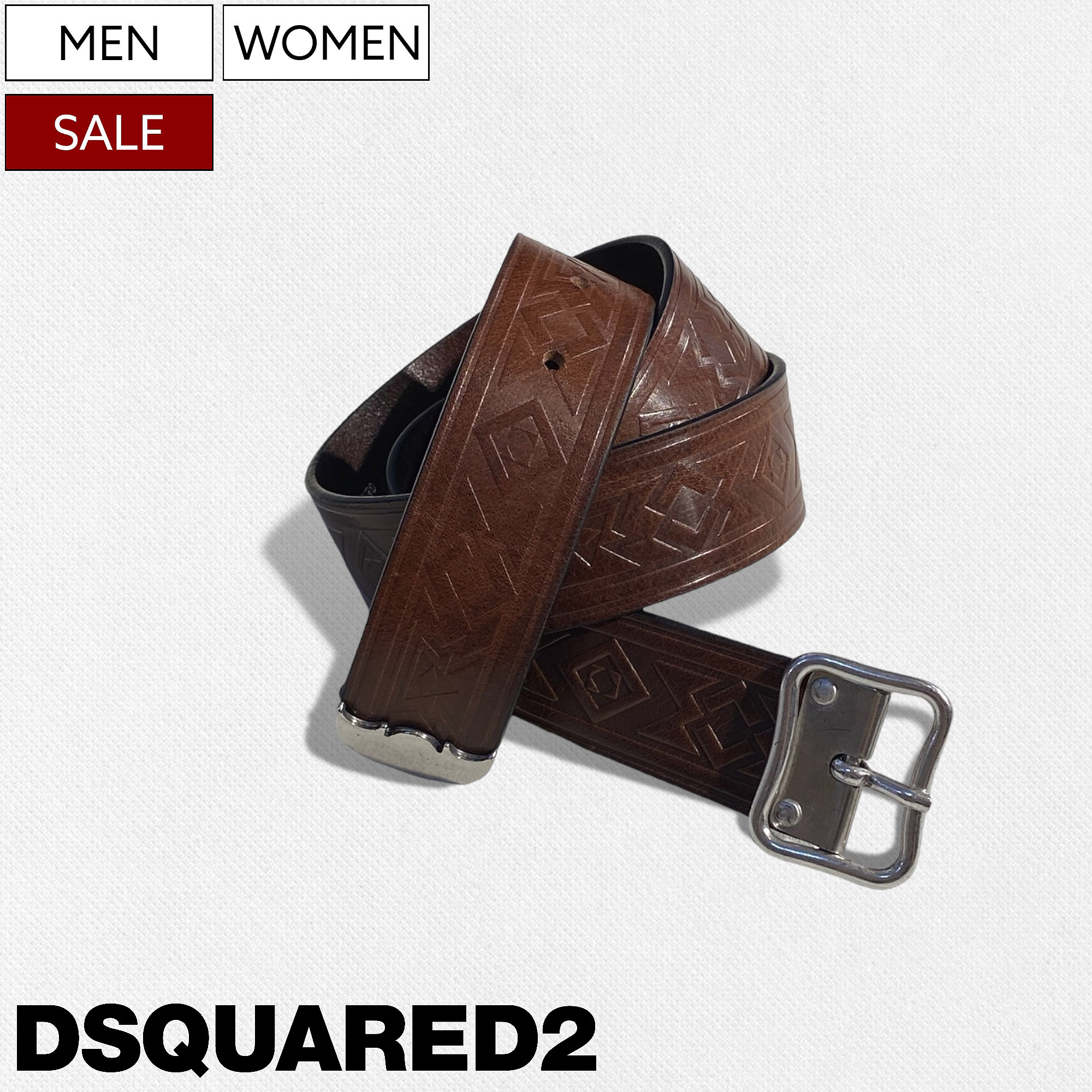 楽天市場】DSQUARED2 ディースクエアード レザー ベルト BEM0099