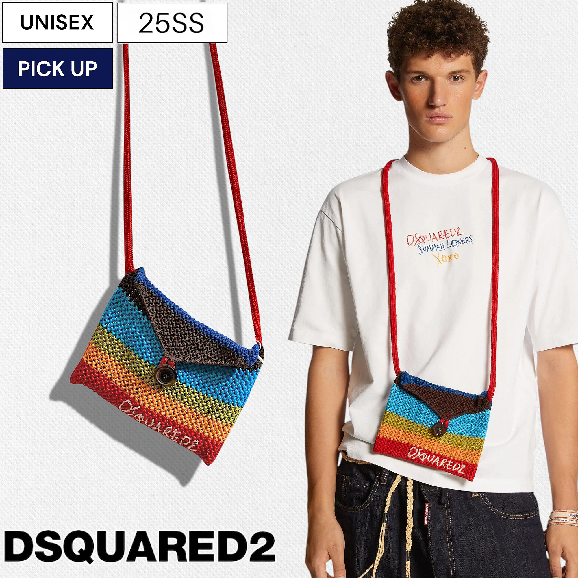 楽天市場】DSQUARED2 ディースクエアード ショルダーバッグ ICON