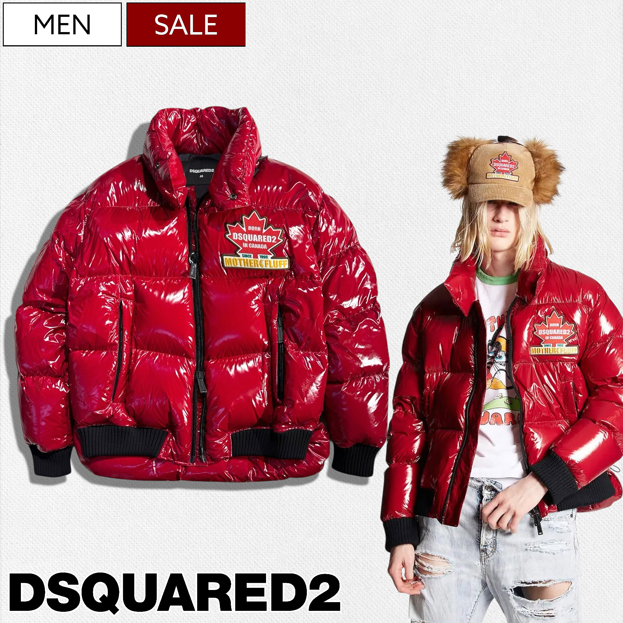 楽天市場】DSQUARED2 ディースクエアード ダウンジャケット D-QUILTED