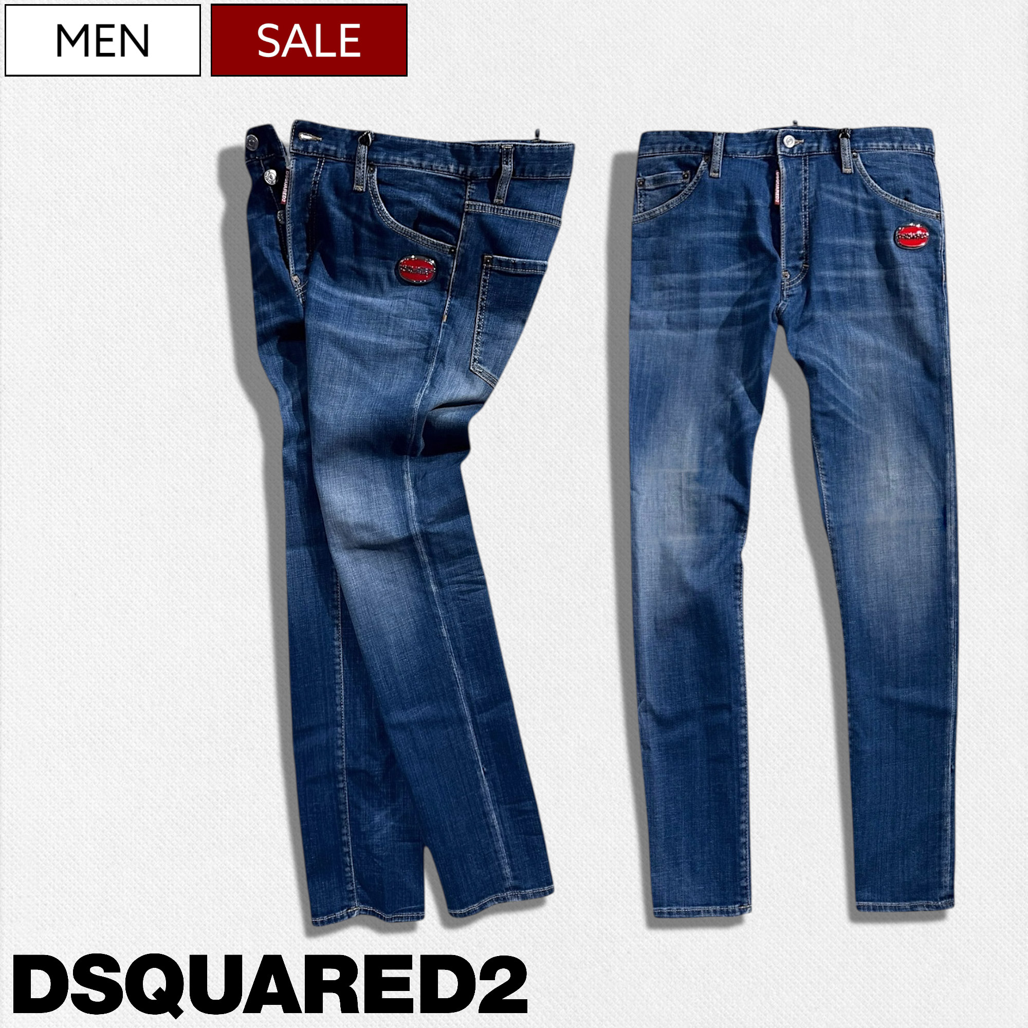 9/28まで限定特価‼️新品ディースクエアード48-Dsquared2赤ステッチ ディースクエアード デニム 48 サイズ特集 | HardiVague information