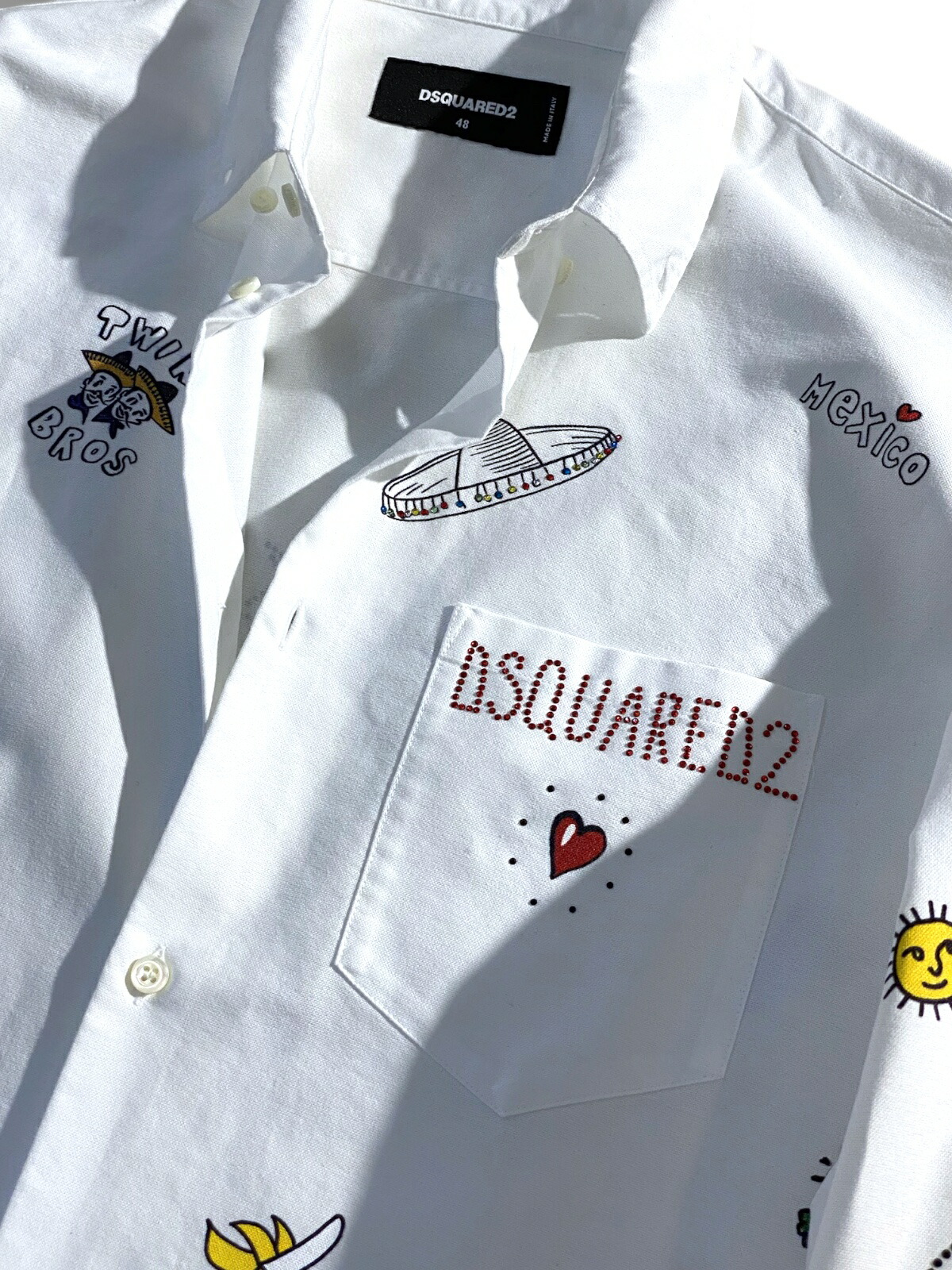 DSQUARED2 ディースクエアード 遊び心溢れる手書きデザイン！旅の