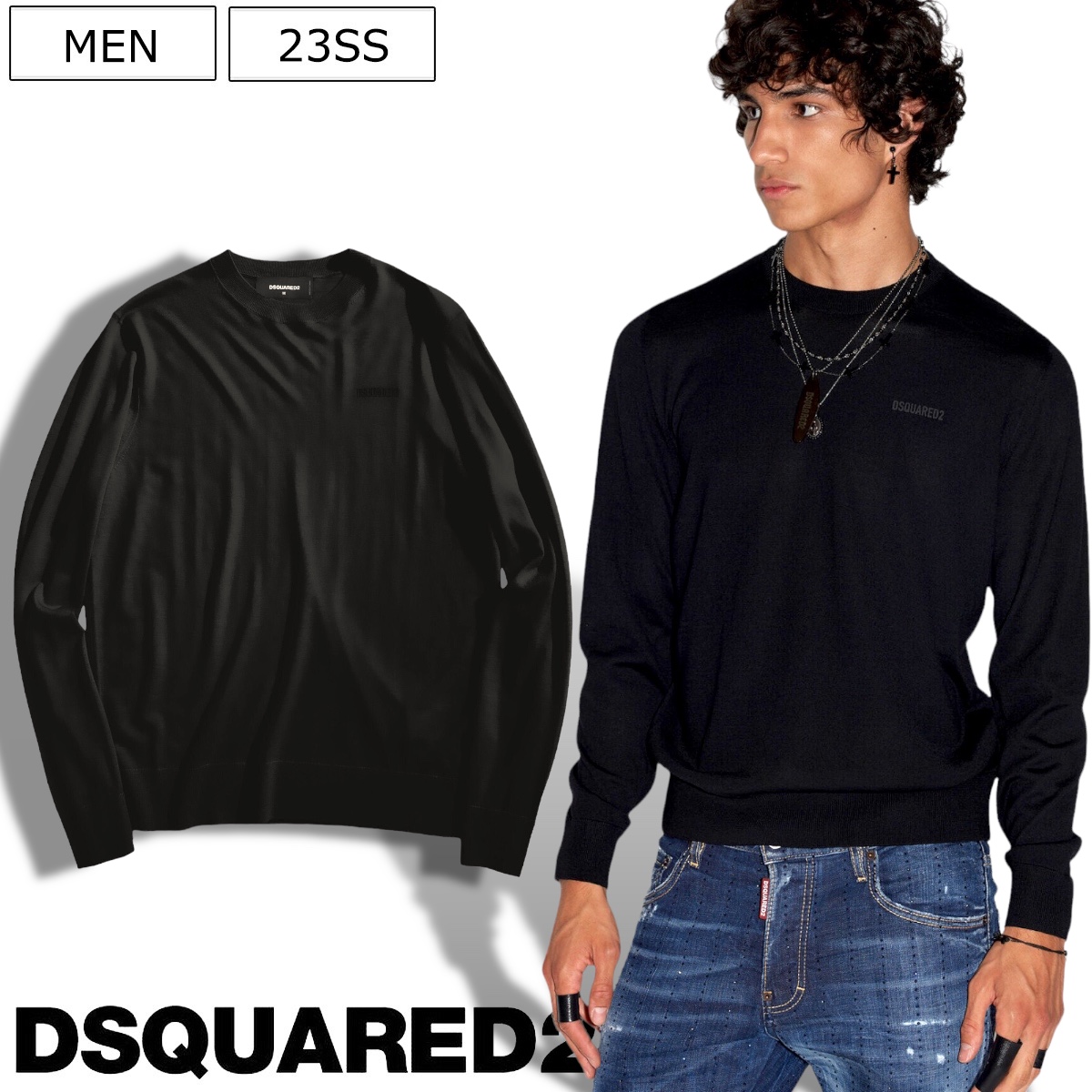 ショッピング ディースクエアードDSQUARED² カットソーロングスリーブ