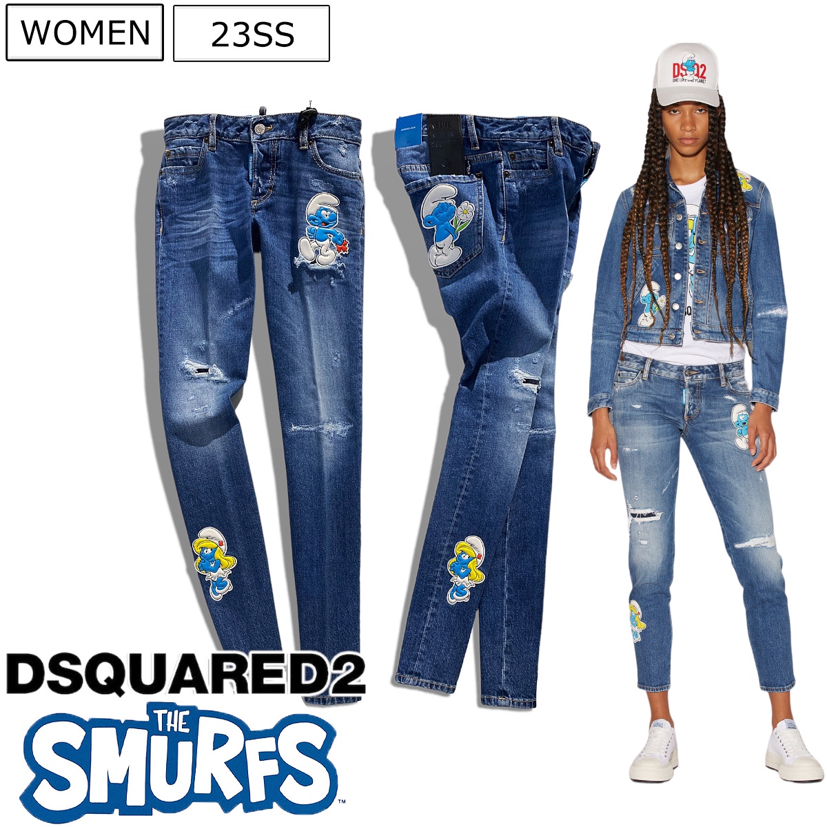 楽天市場】【定価133,100円(税込)】DSQUARED2 x The Smurfs ディー