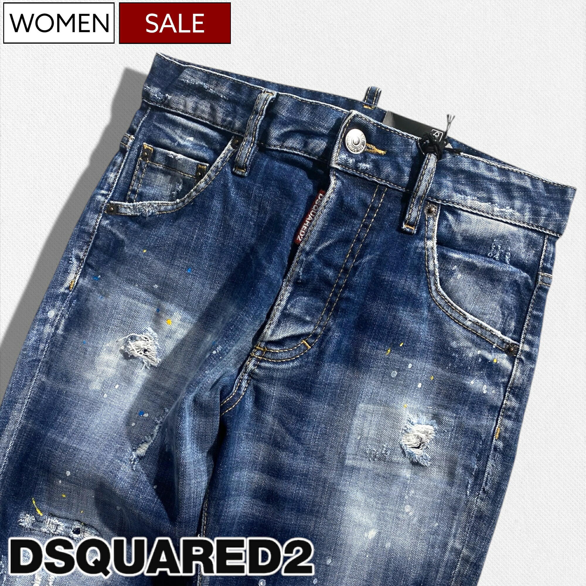 定価9.2万　ディースクエアード　グラムヘッドジーンズ　クロップドブラックデニム 定価9.2万 ディースクエアード グラムヘッドジーンズ クロップド