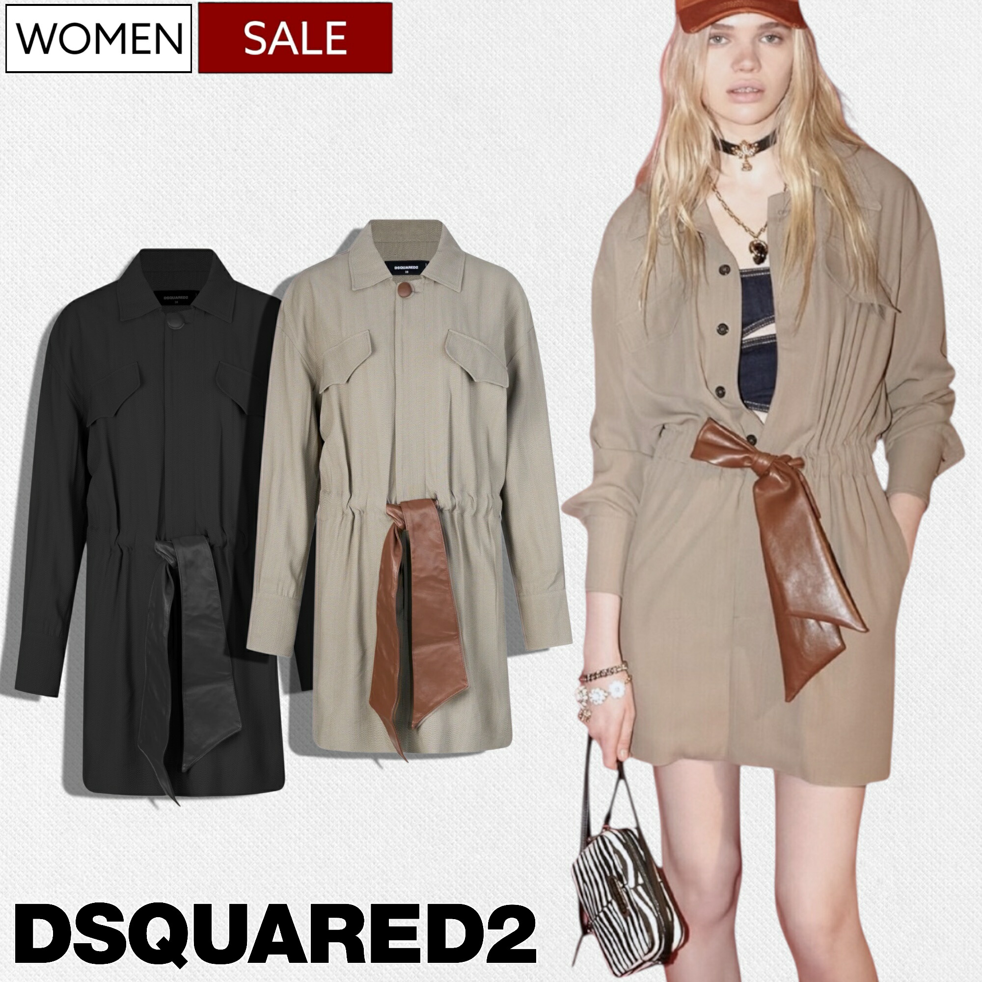 楽天市場】ディースクエアード DSQUARED2 レディース ワンピース