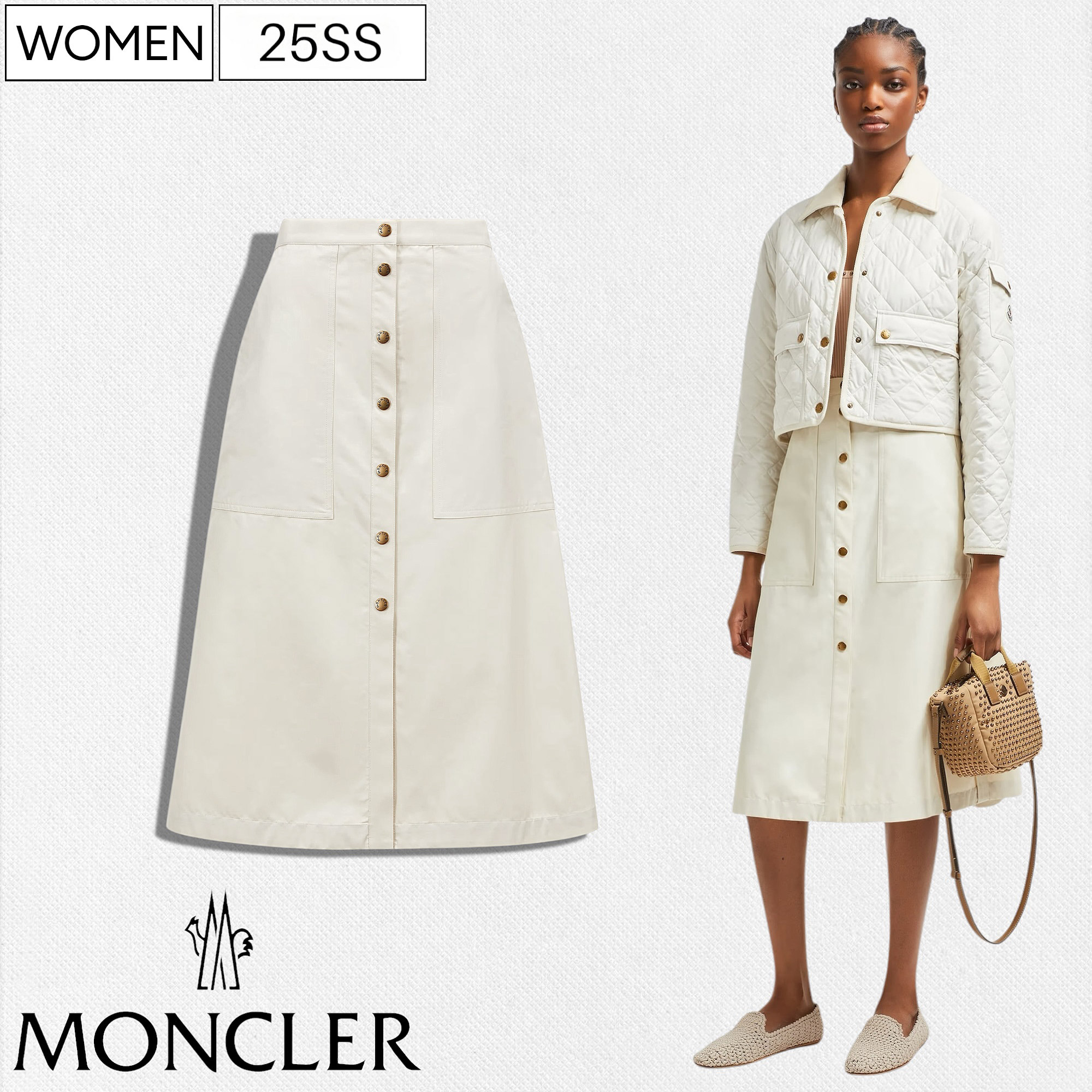 楽天市場】MONCLER モンクレール SKIRTS スカート フレア