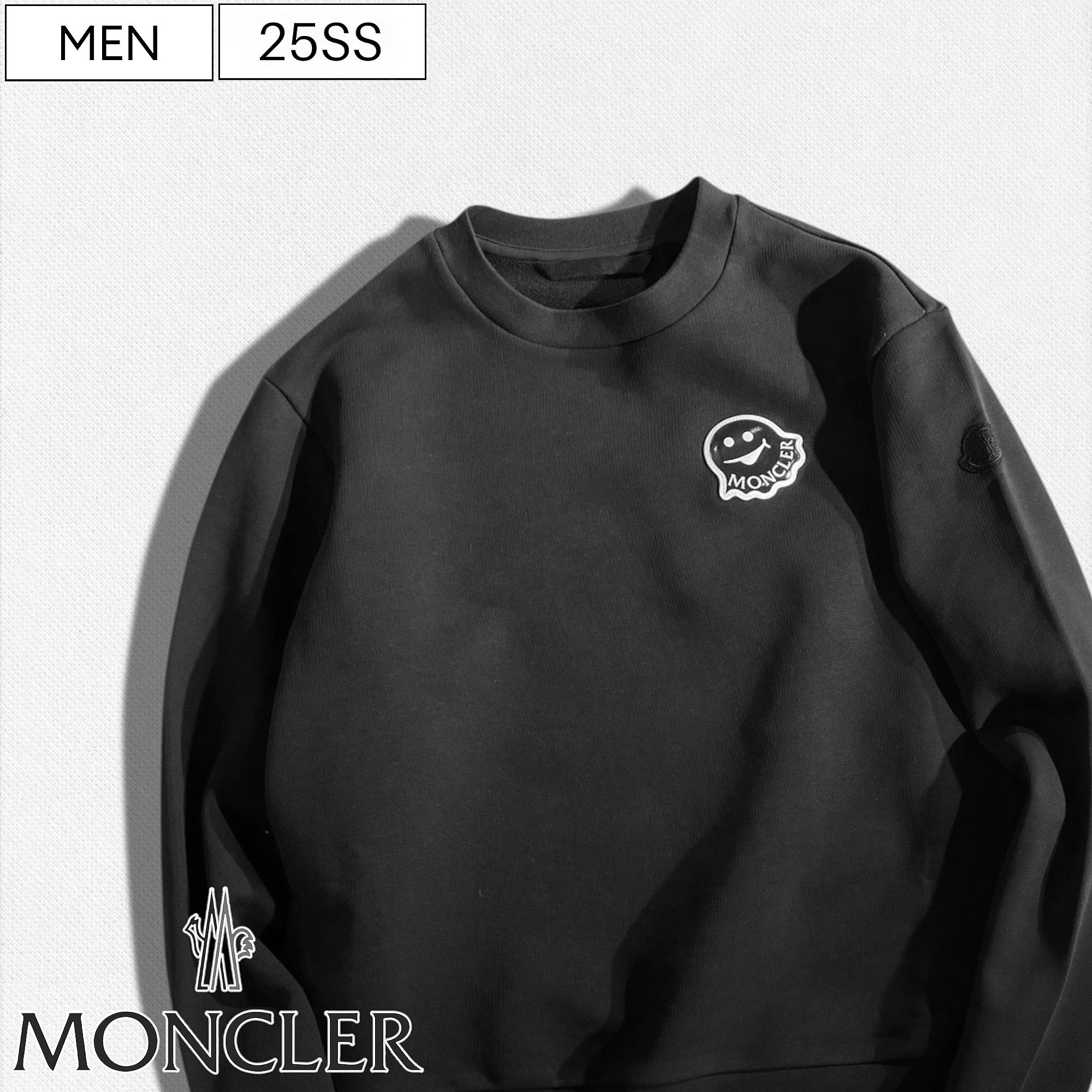 【美品・正規品】MONCLER モンクレール シャツ M 高級感×万能コーデ モンクレール メンズ シャツ MONCLER ブランド トップス
