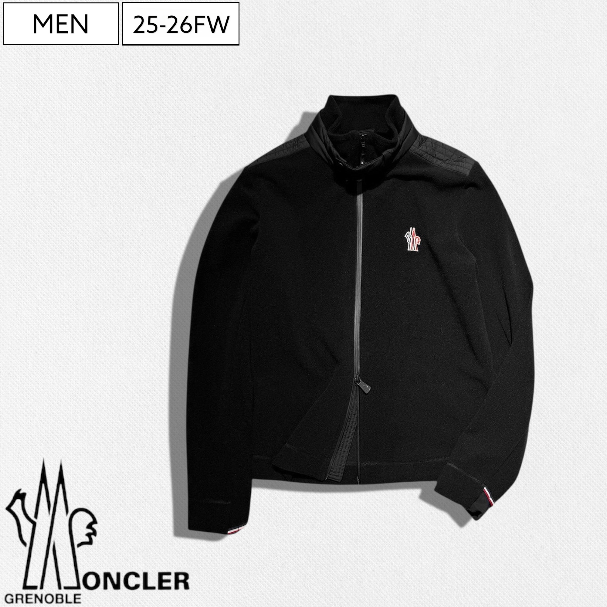 MONCLER 異素材ジャケット MONCLER2022/23秋冬新作 異素材MIX ダウンジャケット AUCUN