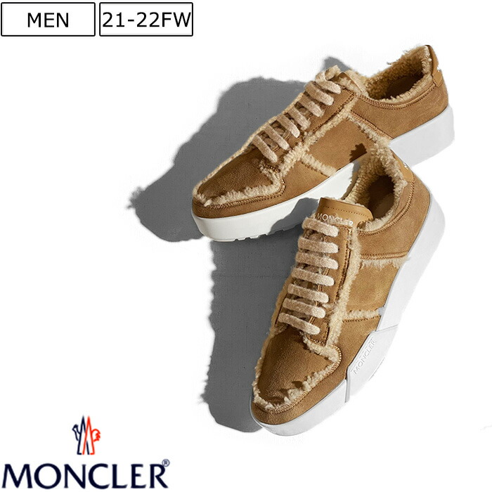 価額80 300丸型 税込 Moncler モンク軌道 成人のラグジュアリーカジュアルを監督取熟す最上級の婉麗 防寒性癖にも特化したブランドロゴタイプ代金ムートンスニーカー シューズ モカション ブーツ キャメル 4m メンズ Goodboydogbeer Com