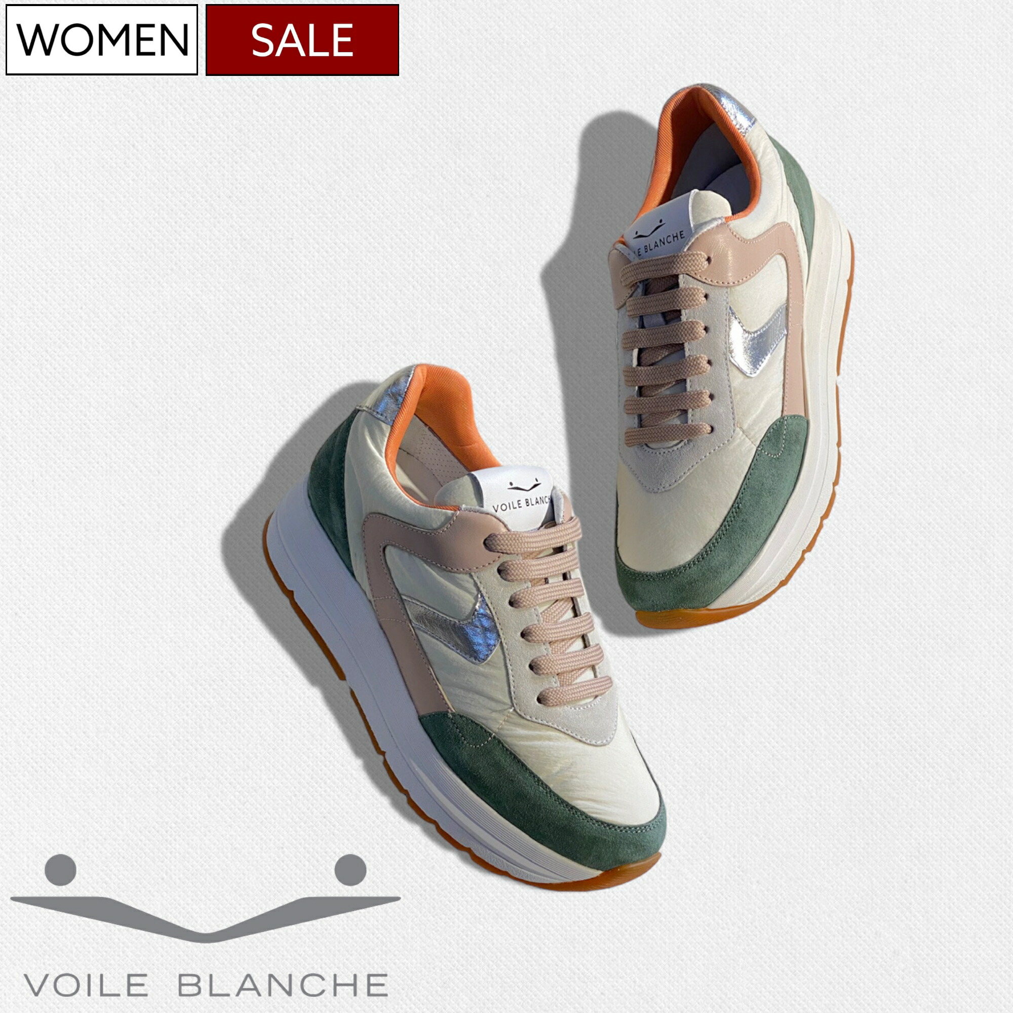 ボイルブランシェ マルチカラー ロゴ 厚底 スニーカー カジュアル