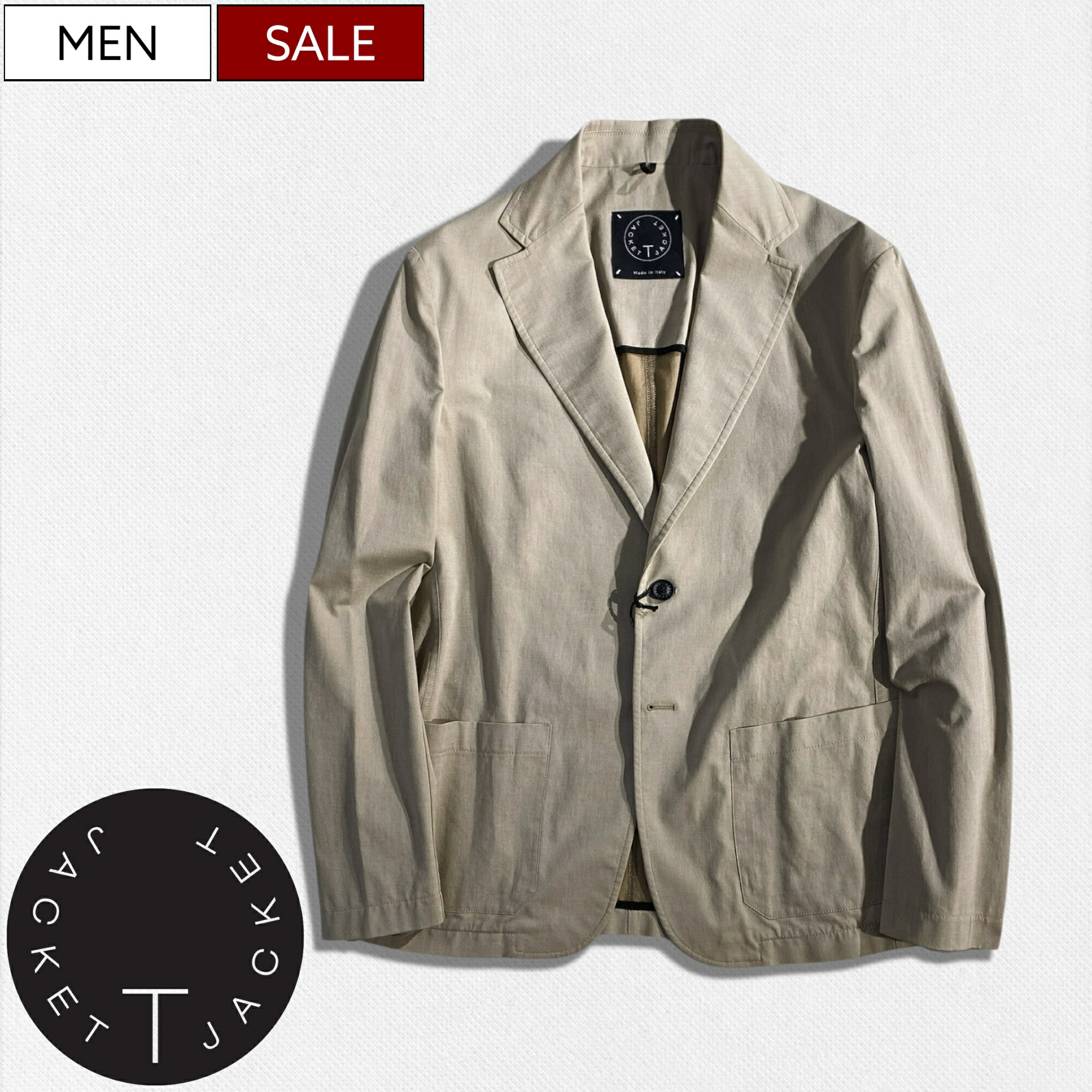 美品　Claudio Tonello テーラードジャケット T-JACKET 楽天市場】【定価70,400円(税込)】T-JACKET ティージャケット