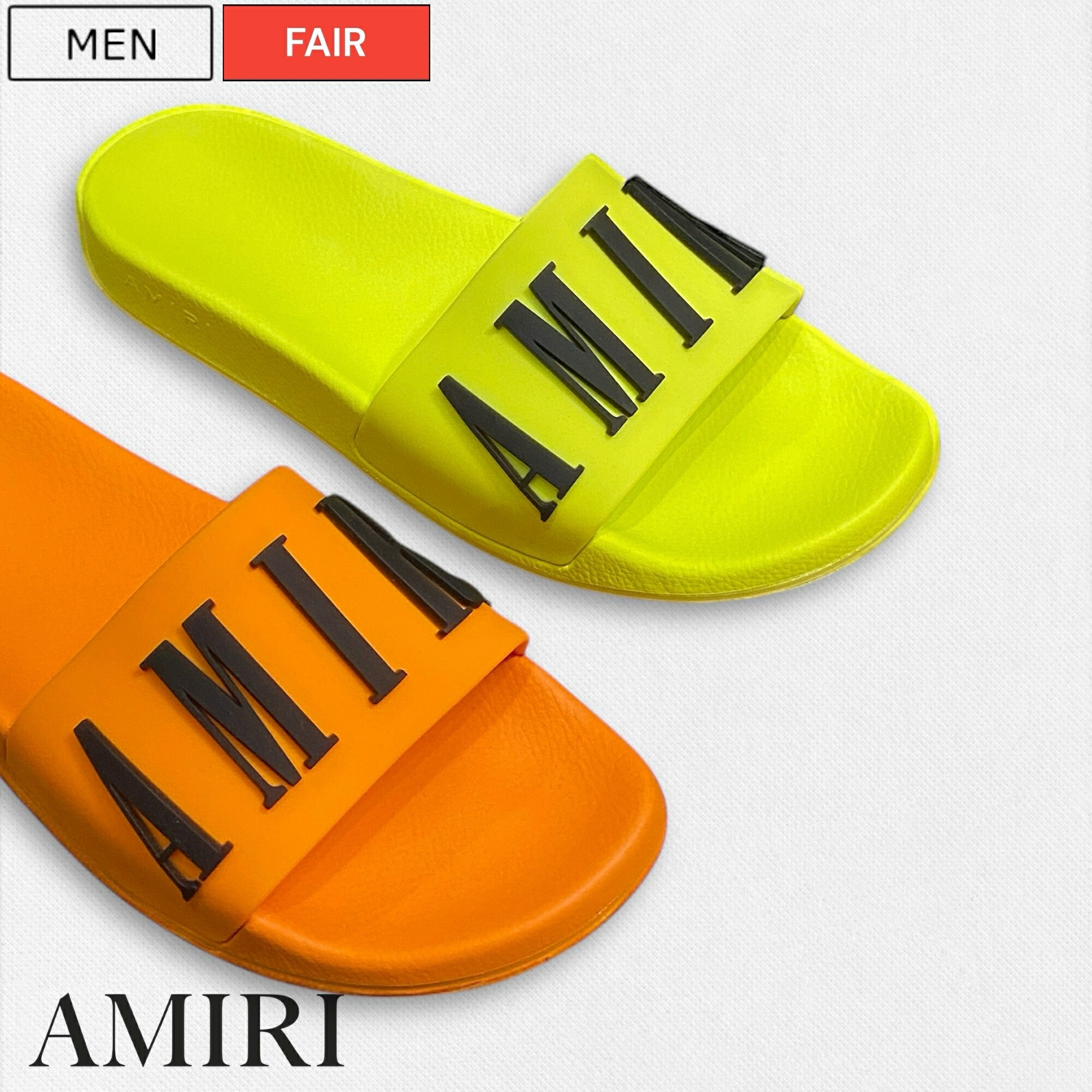 【AMIRI】ロゴ ラバー サンダル *送料/関税込み* AMIRI】ロゴ ラバーサンダル 関税送料込