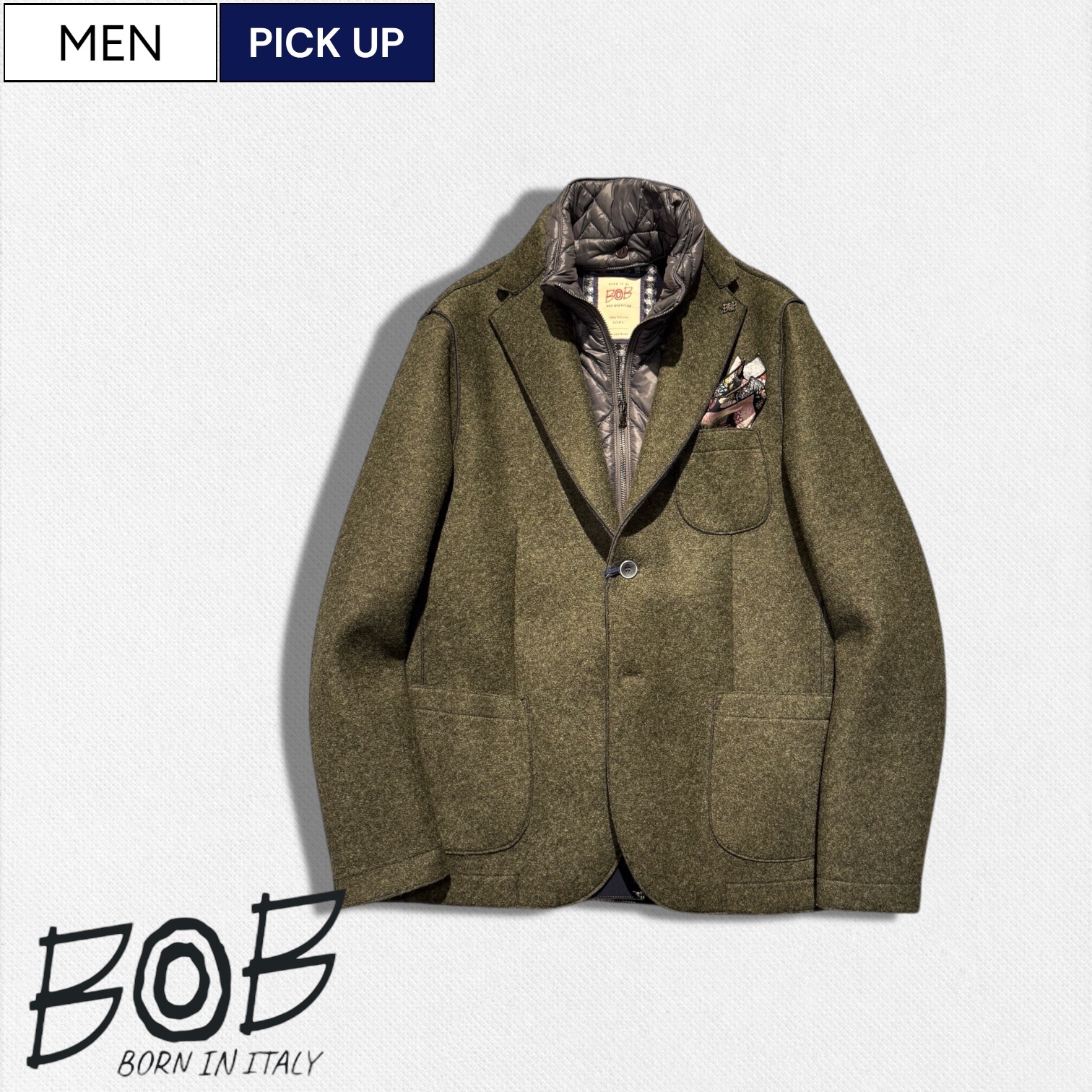 楽天市場】【定価74,800円(税込)】BOB ボブ イタリアの熟練職人による