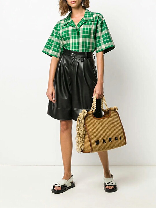 マルニ 新品 バーラップ バーチカルショッピングバッグ ロープハンドル Sサイズ MARNI マルニ バーラップ バーチカルショッピングバッグ ロープ