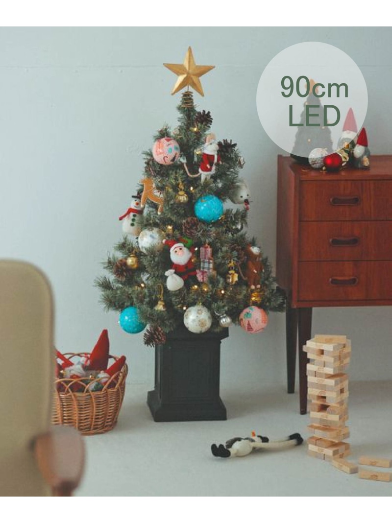 【SALE／30%OFF】LEDツリー 90cm[CHRISTMAS 2024] studio CLIP スタディオクリップ インテリア・生活雑貨 オブジェ・置物・アート グリーン【RBA_E】【送料無料】[Rakuten Fashion]