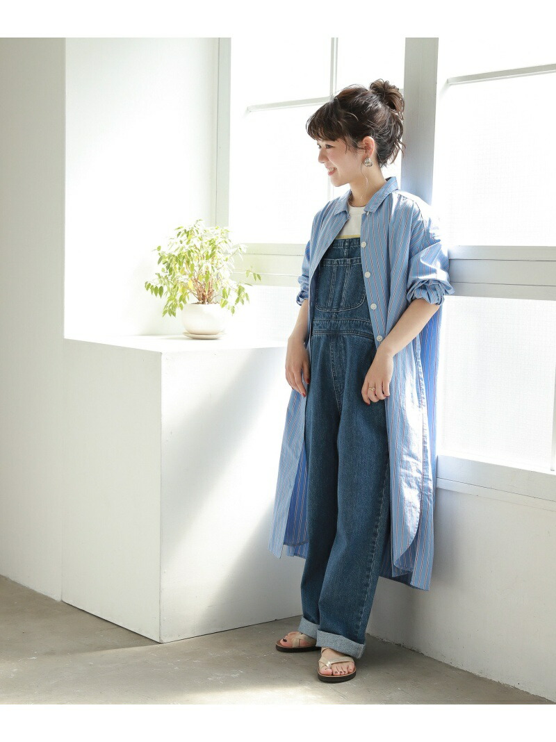 楽天市場 Sale 50 Off 低身長向けアイテム Web限定 コットンストライプシャツワンピース Studio Clip スタディオクリップ ワンピース シャツワンピース ブルー グレー Rba E Rakuten Fashion Studio Clip スタディオクリップ